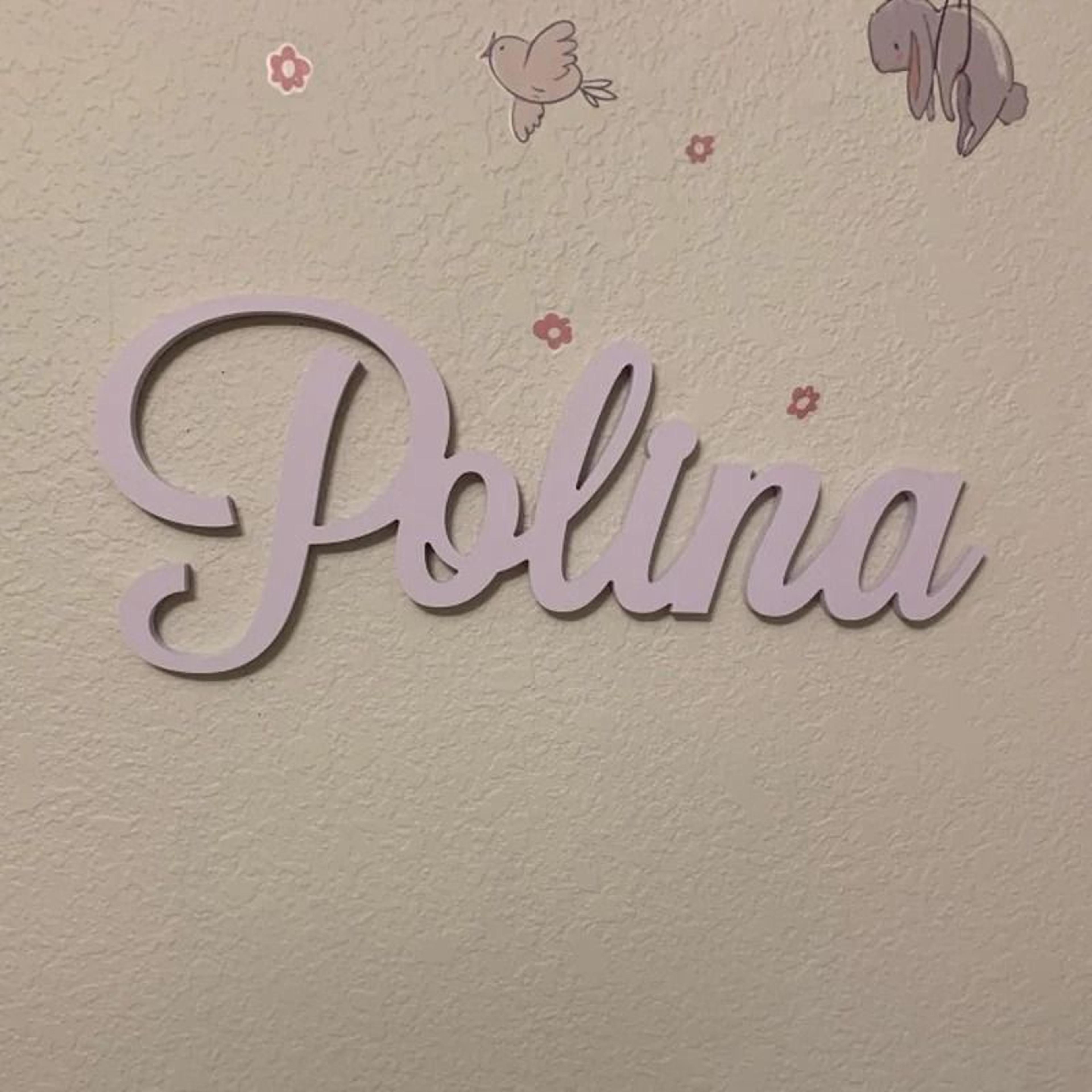 Personalized Wooden Name Sign Custom Baby Name Wall Decor For Nursery And Kids Room 2