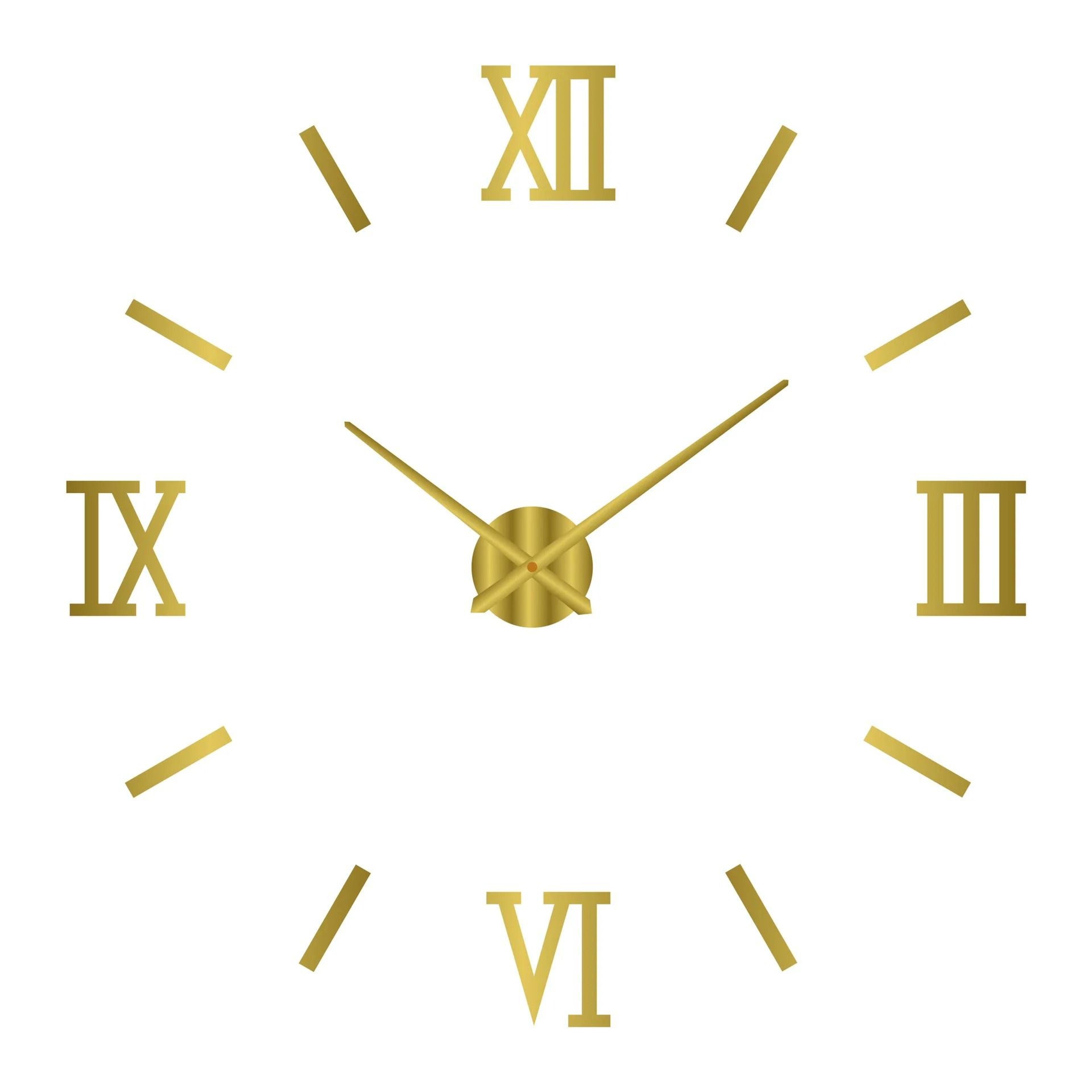 3D DIY Wall Clock Luminous Frameless Modern Wall Clock Decor For Living Room 21