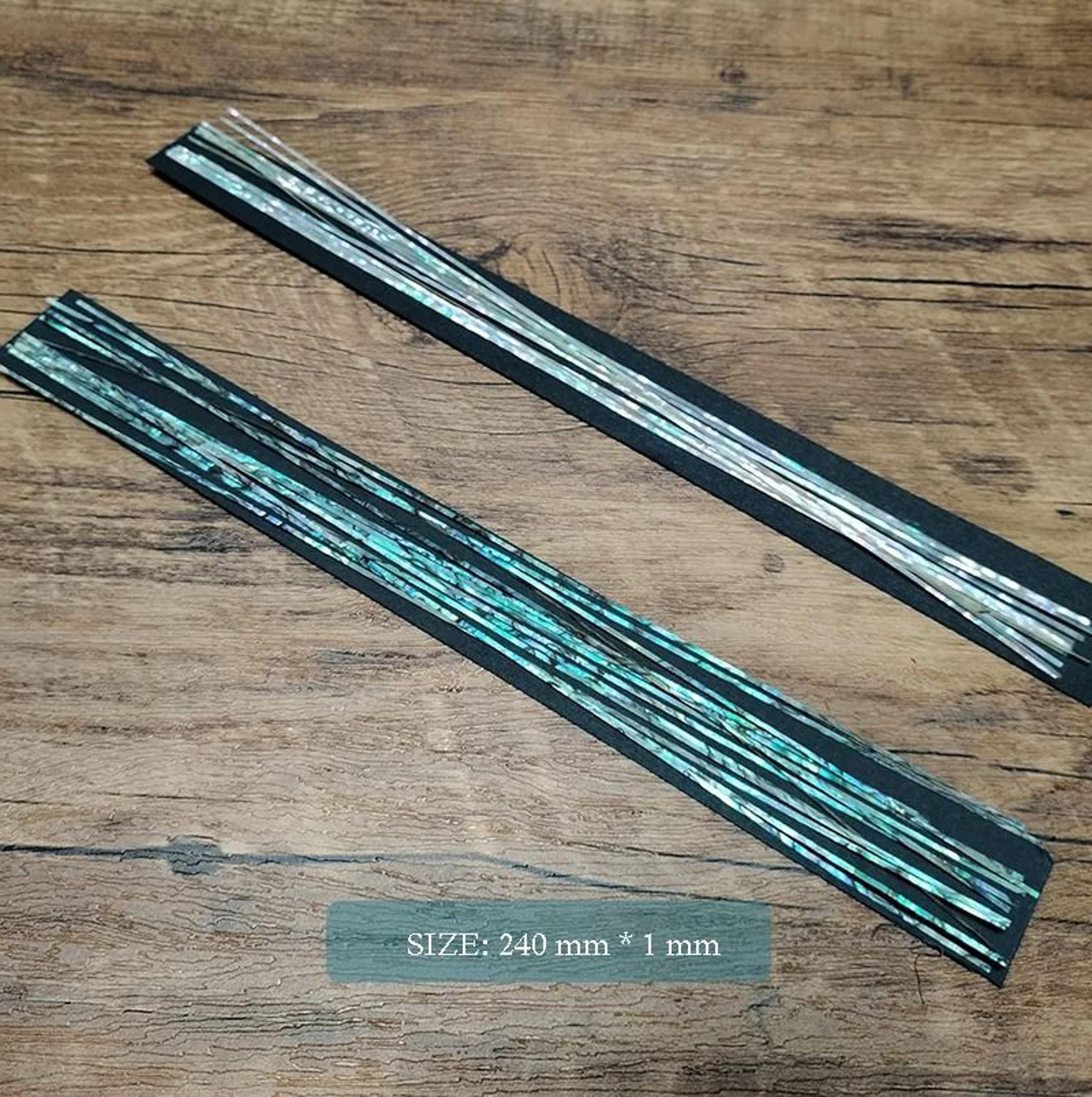 Paua Abalone Strips Mother Of Pearl Inlay Material For DIY Crafts 6