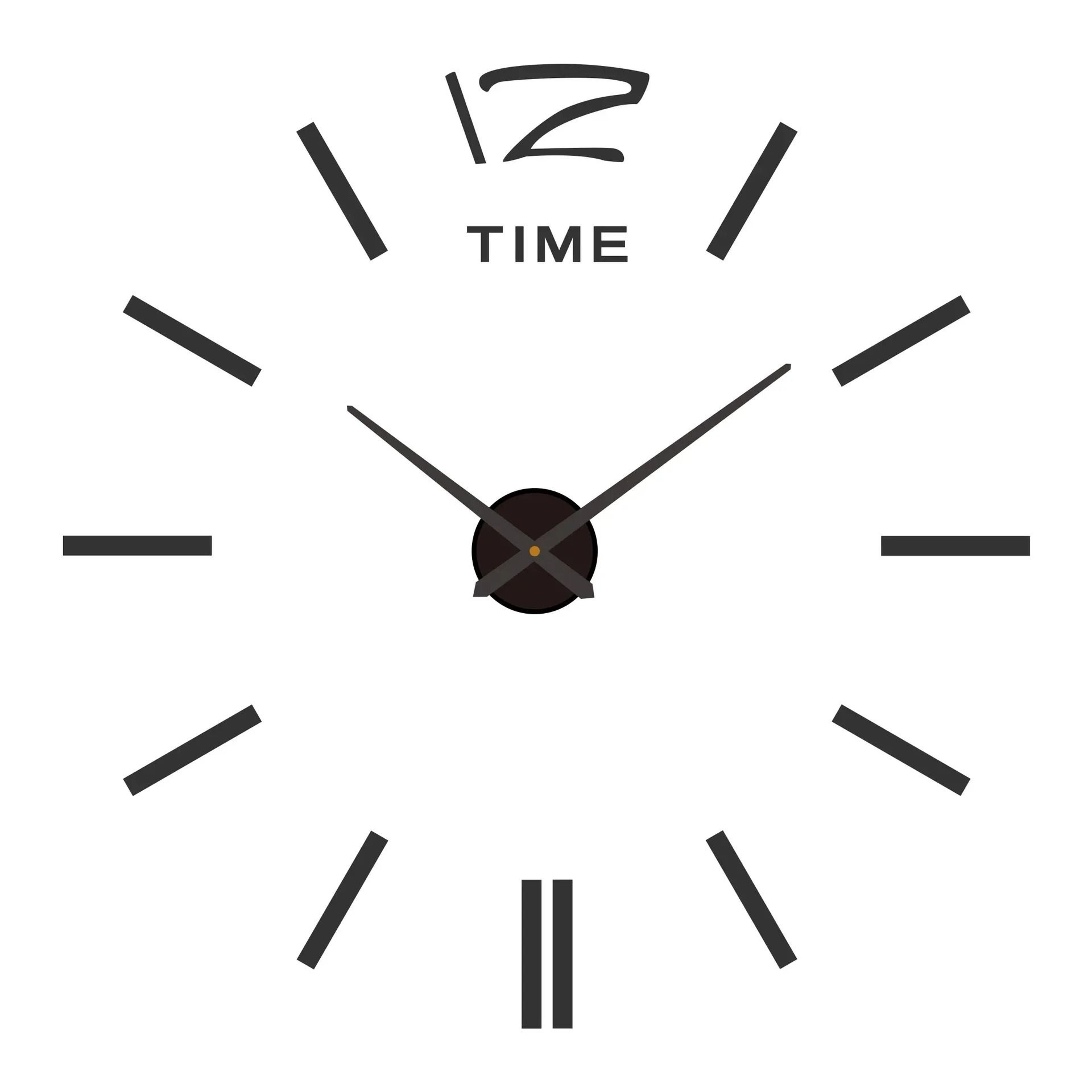 3D Wall Clock DIY Large Luminous Silent Modern Wall Decor 8