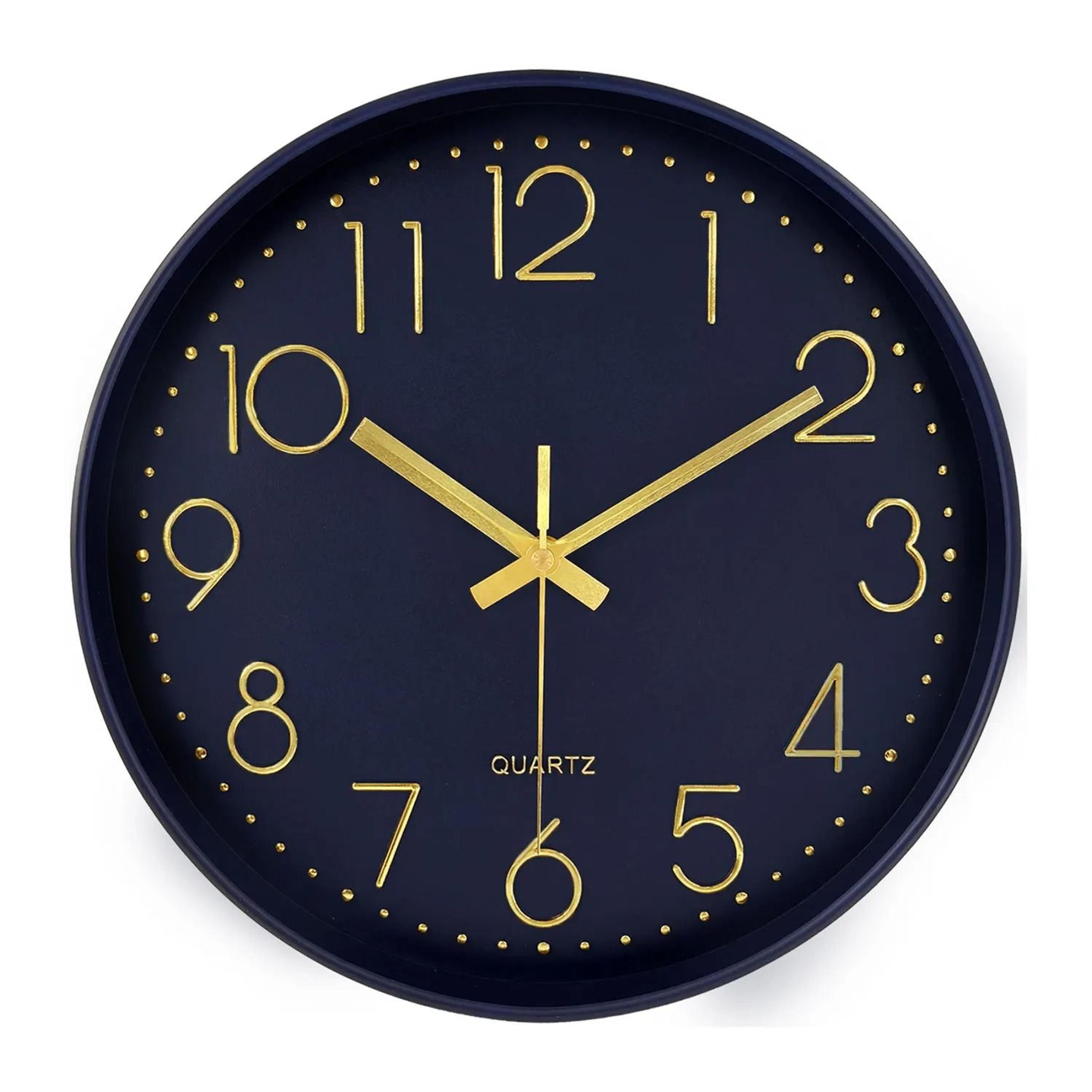 Minimalist Silent Quartz Wall Clock Modern 3D Number Wall Decor 5
