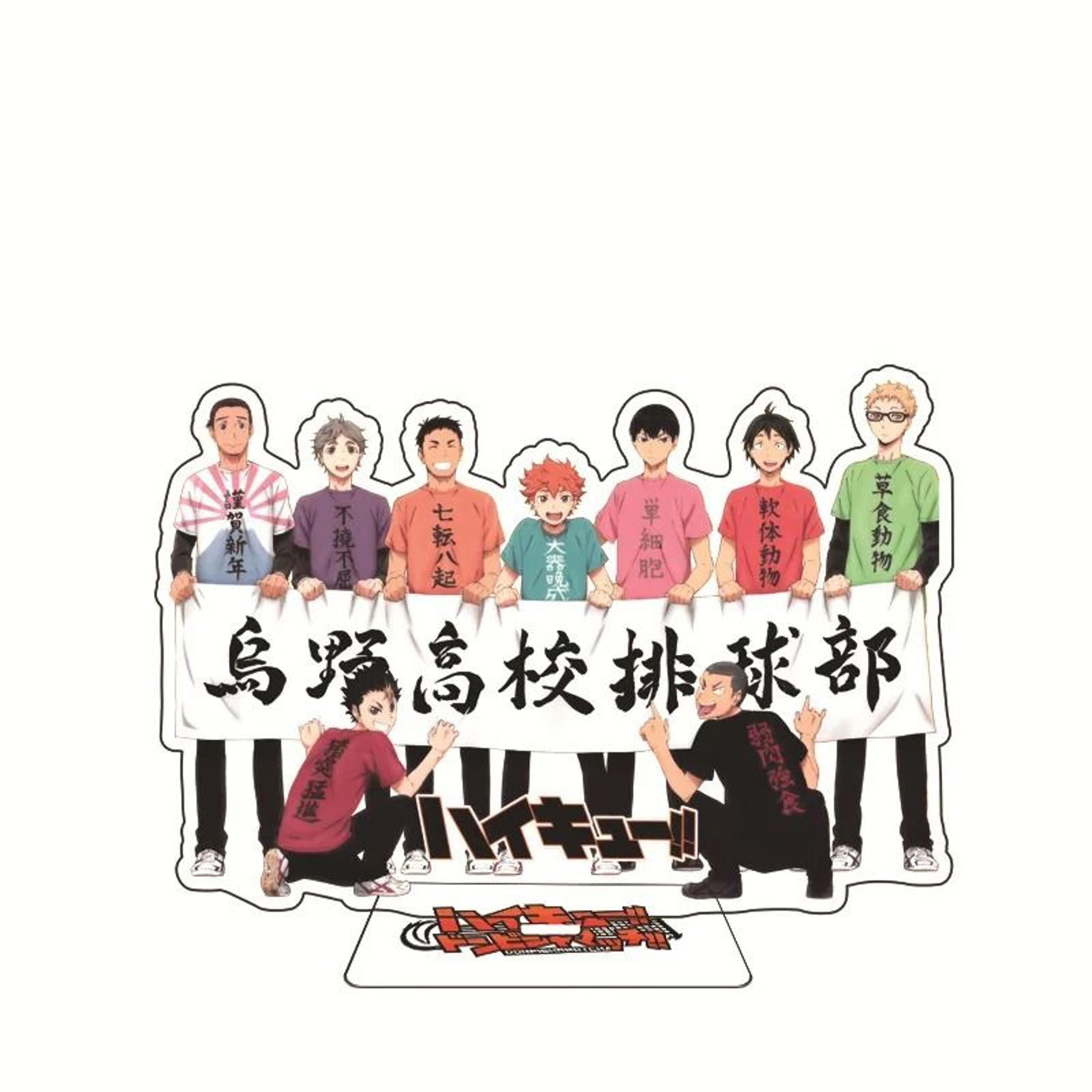 Haikyuu Acrylic Stand Figure Volleyball Anime Desk Decor Display 2