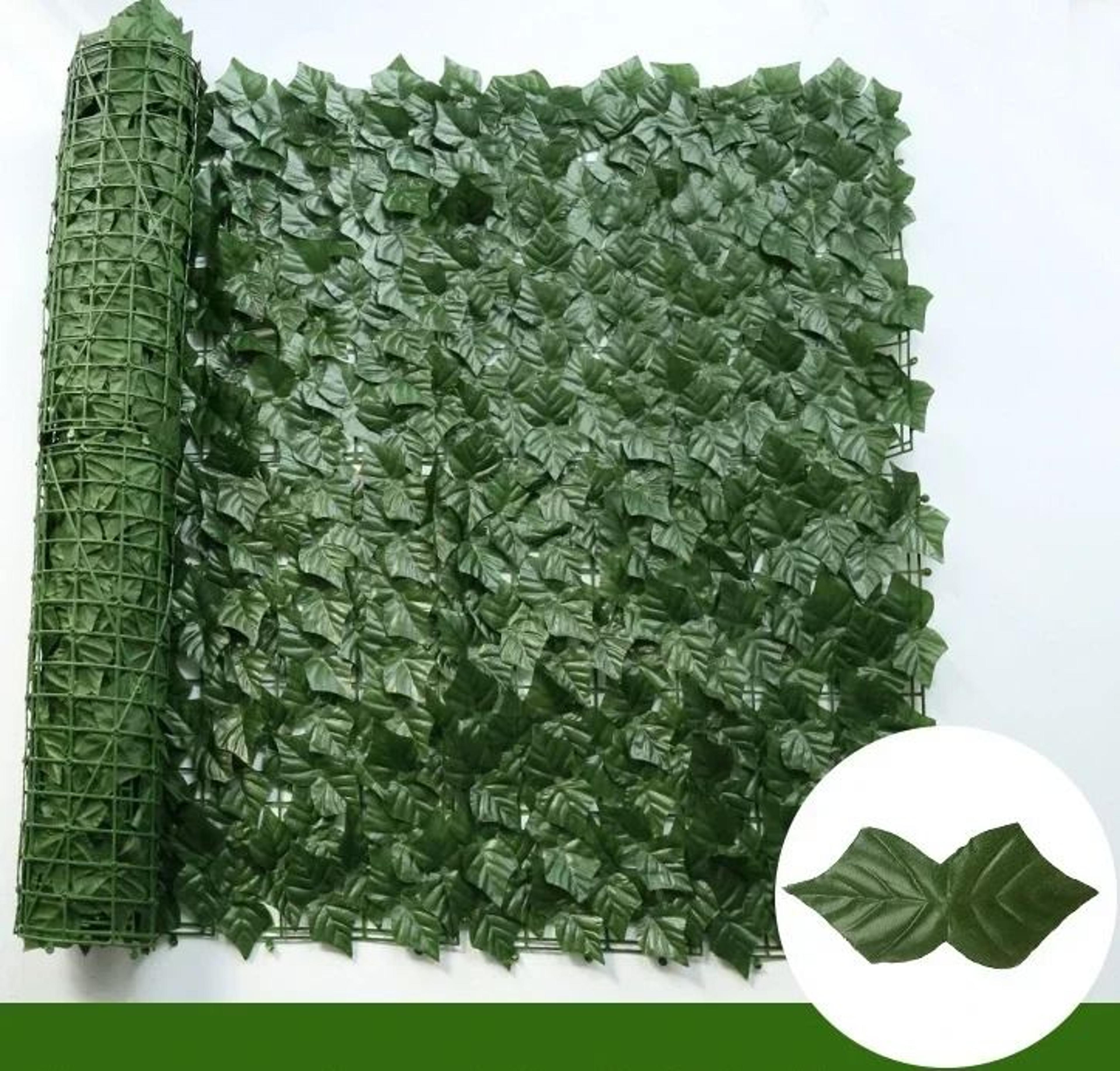 Artificial Ivy Fence Privacy Hedge Panel Faux Greenery Wall Screen 1