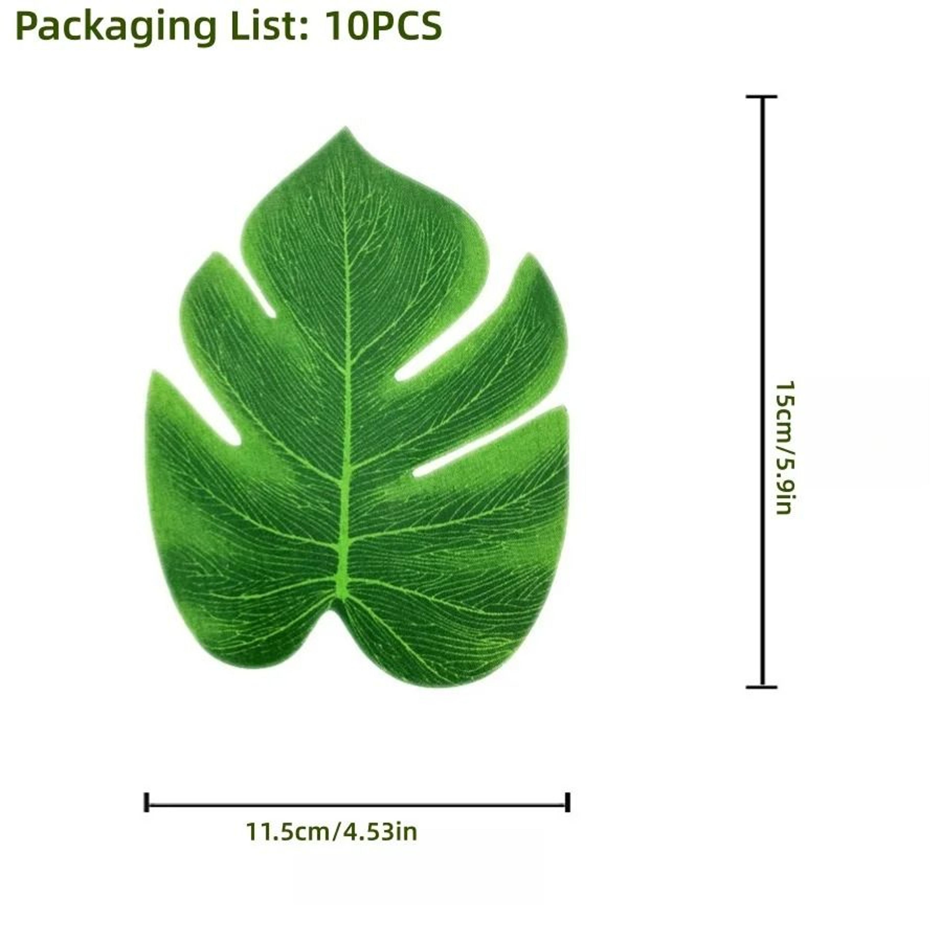Tropical Palm Leaves Set Artificial Jungle Leaf Decor For Parties And Home Styling 8