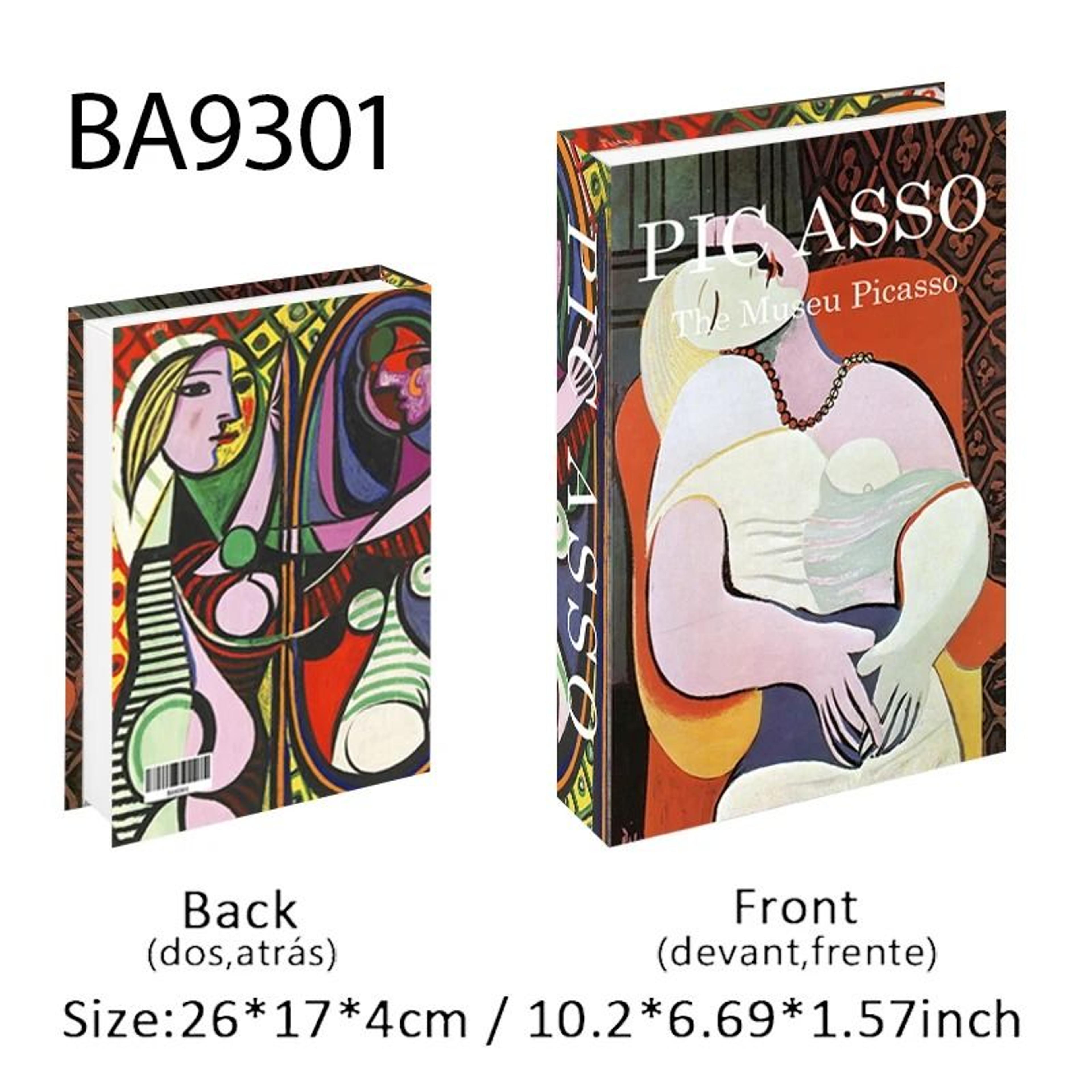 Luxury Decorative Book Storage Box Fake Book Decor Organizer 25