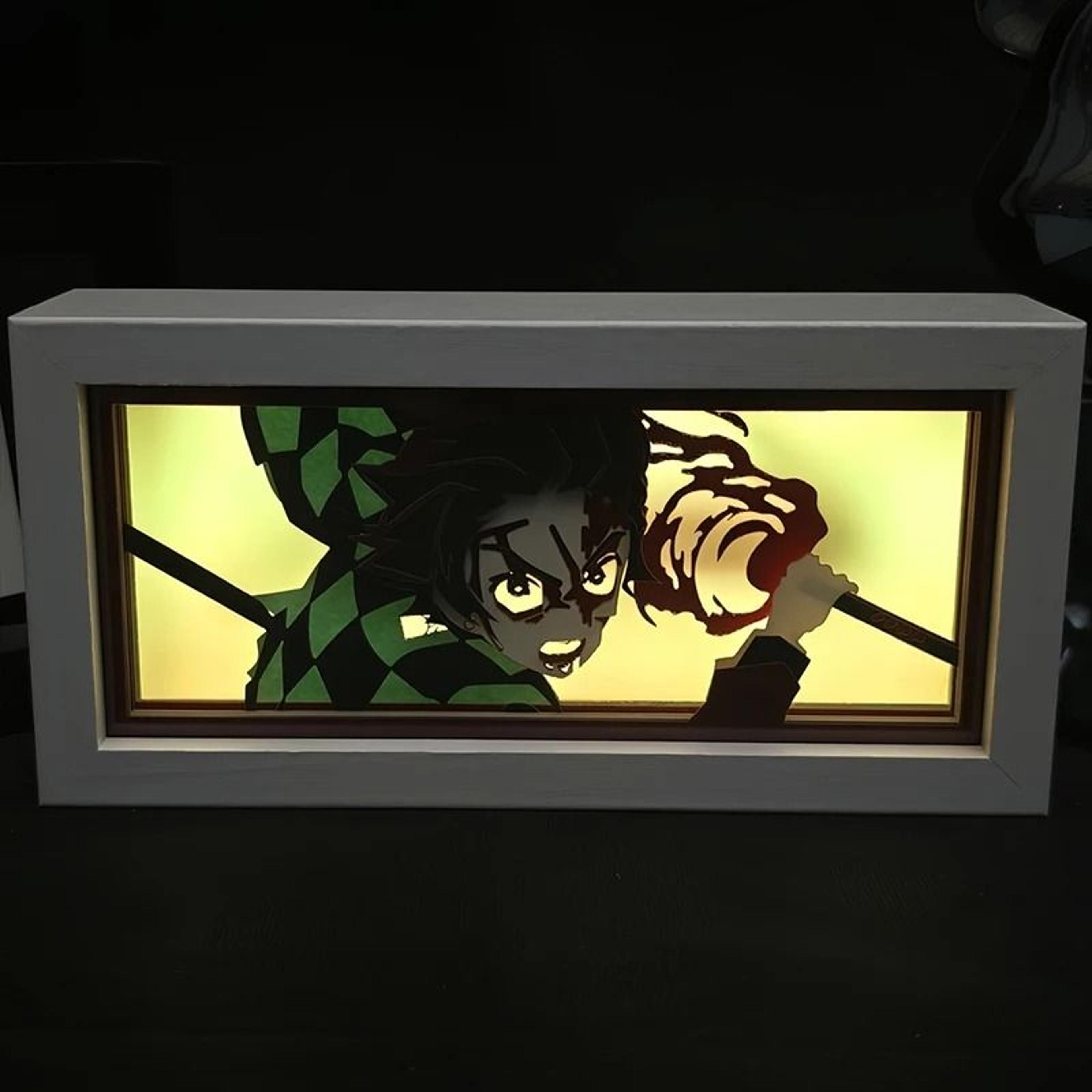 Demon Slayer Tanjiro 3D LED Anime Light Box Night Light 8
