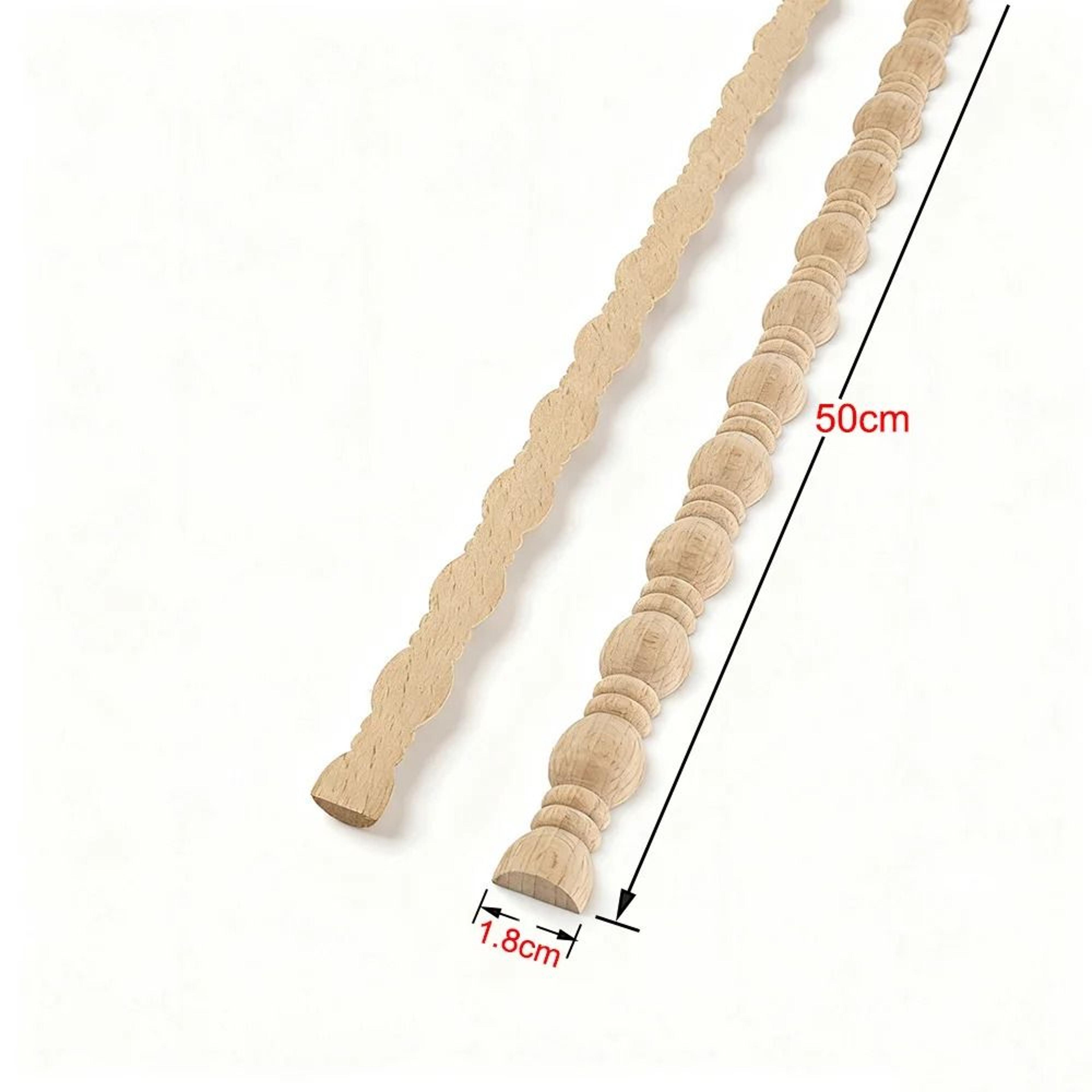 Exquisite Wood Carved Applique Decorative Furniture Trim Onlay 15