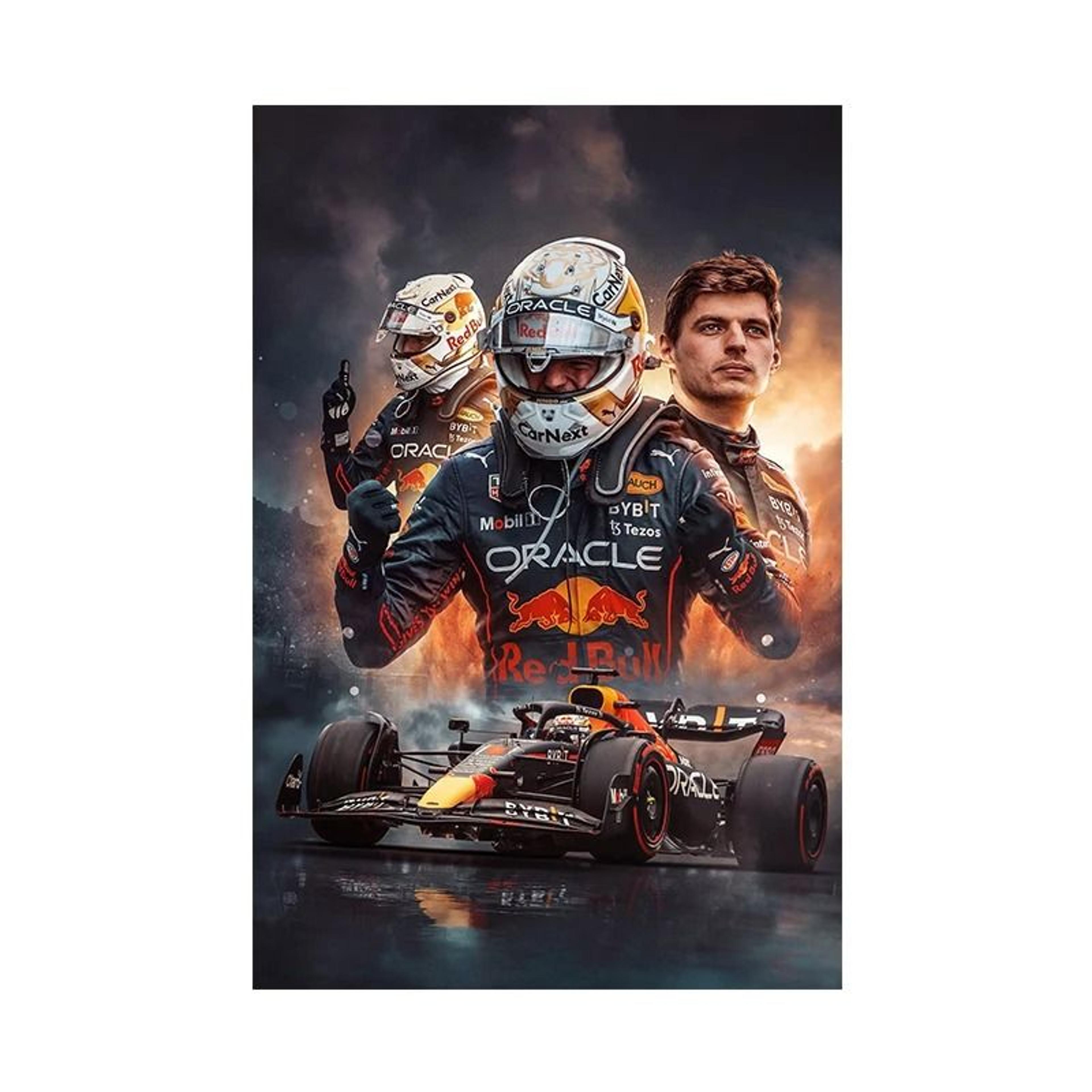 formula 1 verstappen racing canvas print motorsport wall art decor
