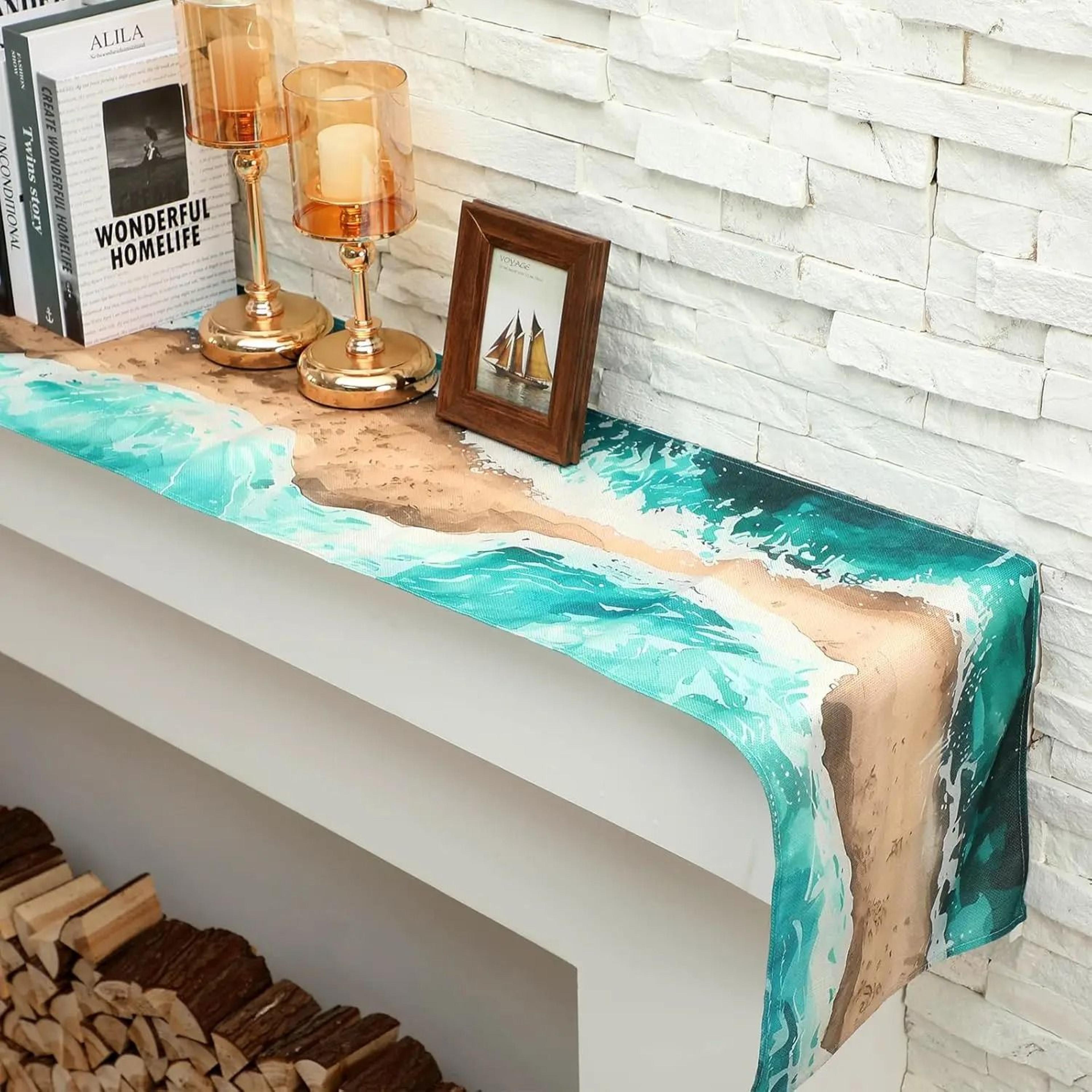 Passover Linen Table Runner Pesach Holiday Dining Table Decor 1