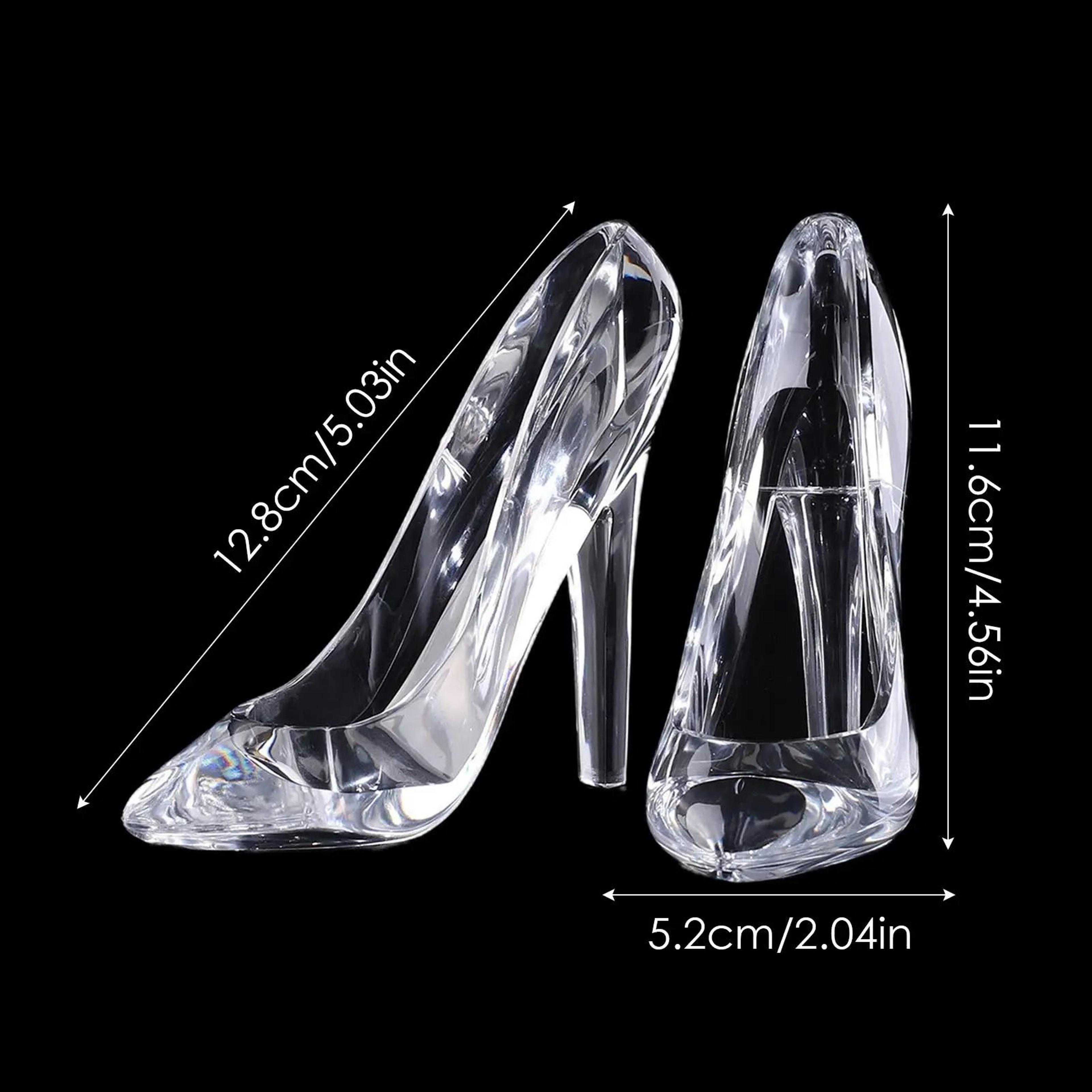 Crystal Glass Slipper Figurine Elegant High Heel Decor For Gifts And Weddings 2