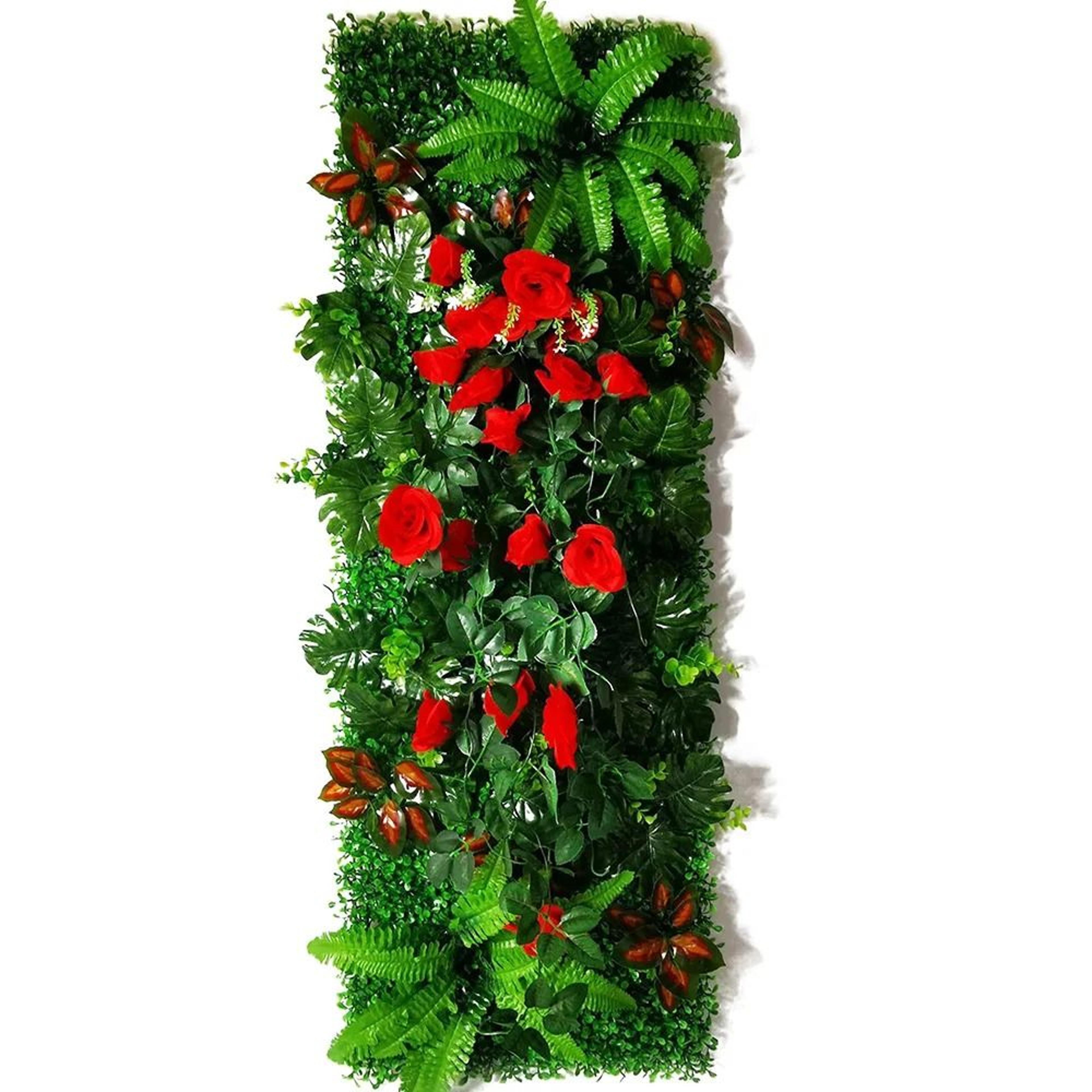 Artificial Green Wall Panel Fake Grass Moss Decor For Indoor Outdoor Spaces 19