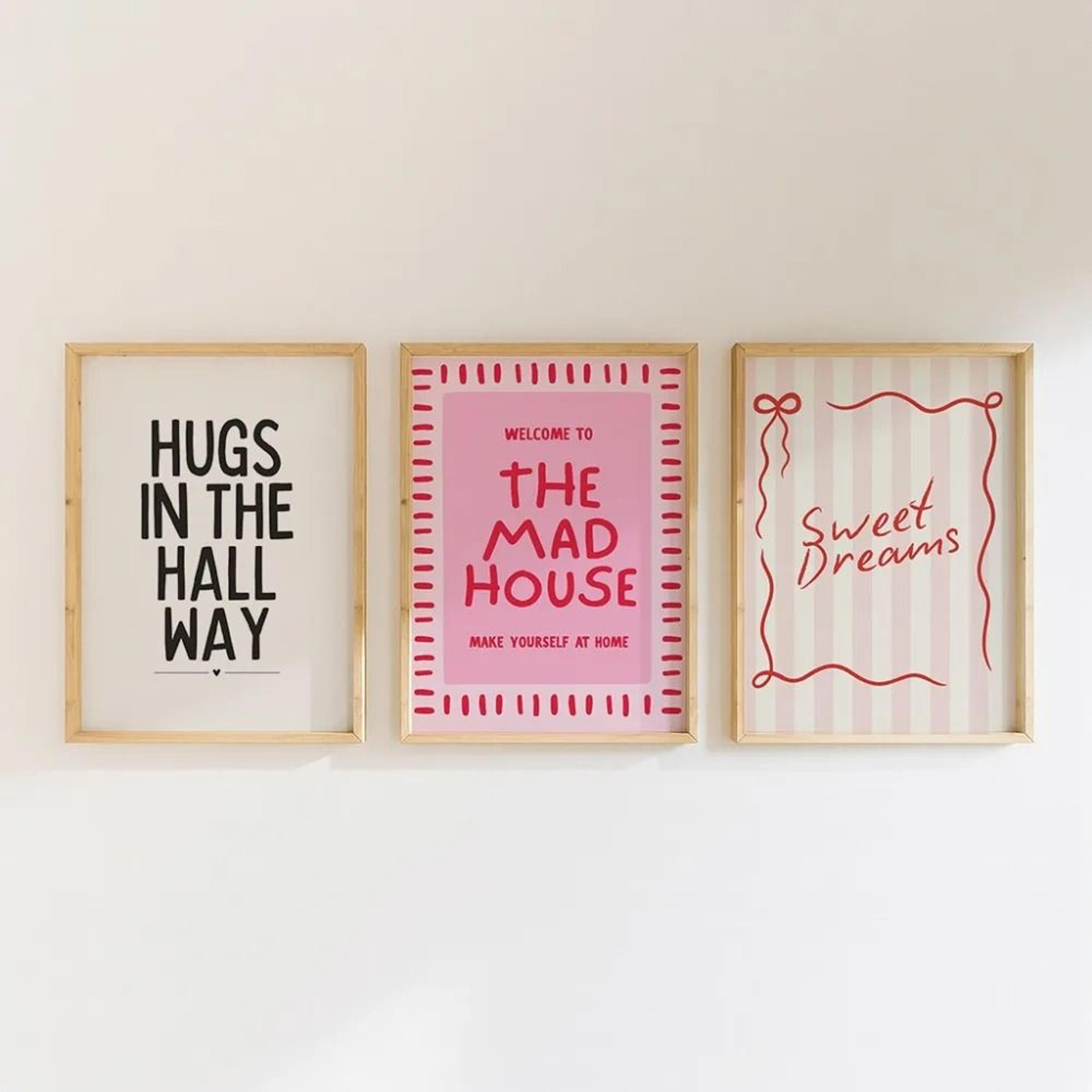 colorful typography quote canvas print modern wall art decor
