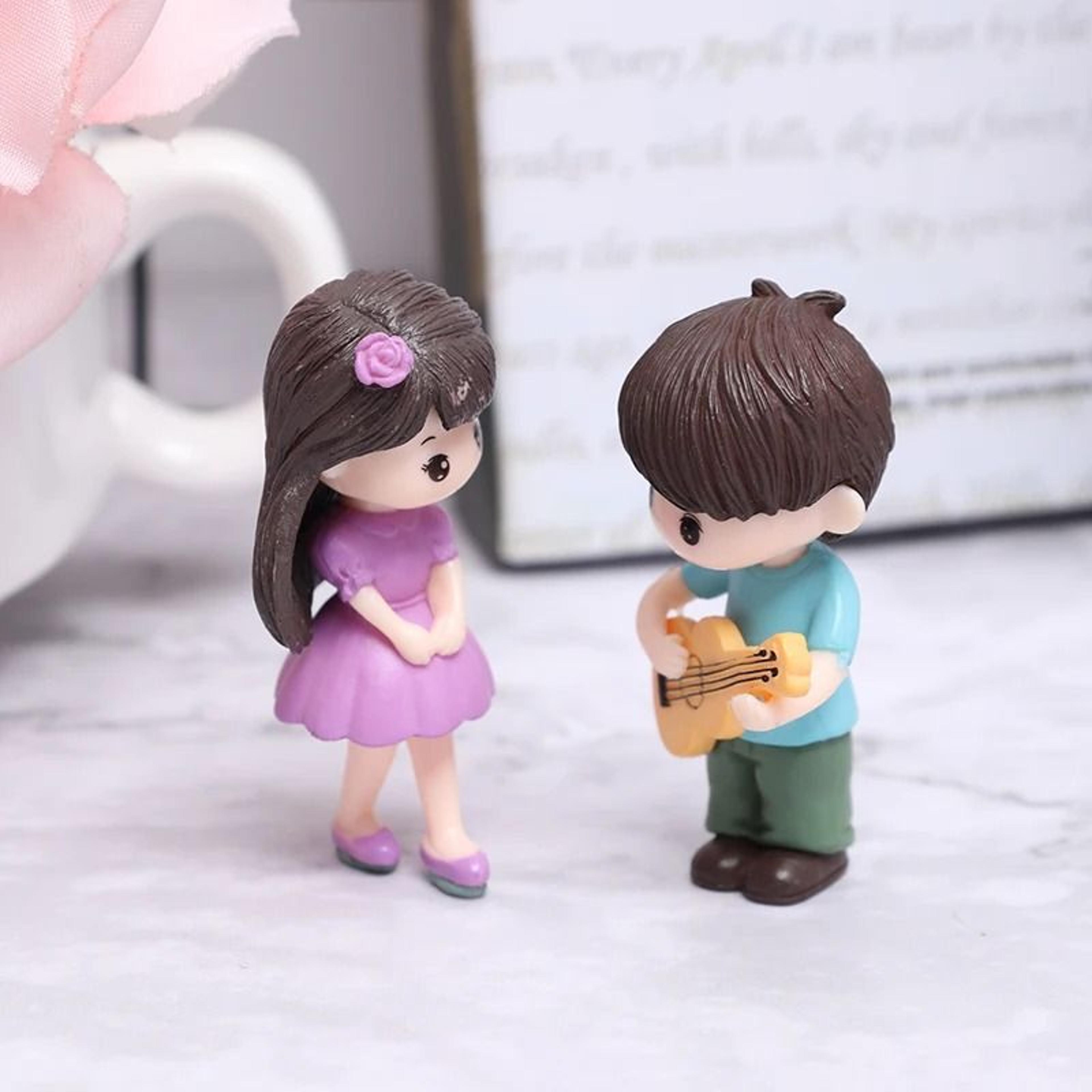 Fairy Garden Miniatures Mini Animal Figurines Couple Set For Terrarium Decor 25