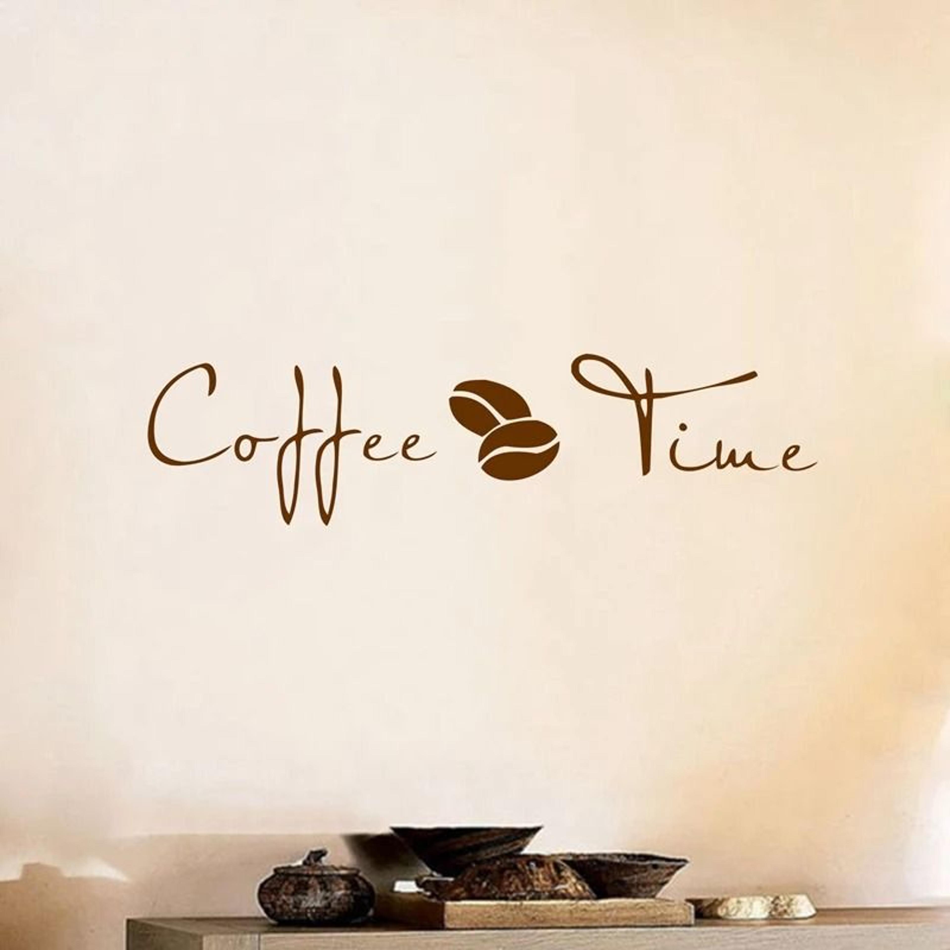Coffee Wall Decal Vinyl Sticker For Kitchen Cafe And Office Wall Decor 5