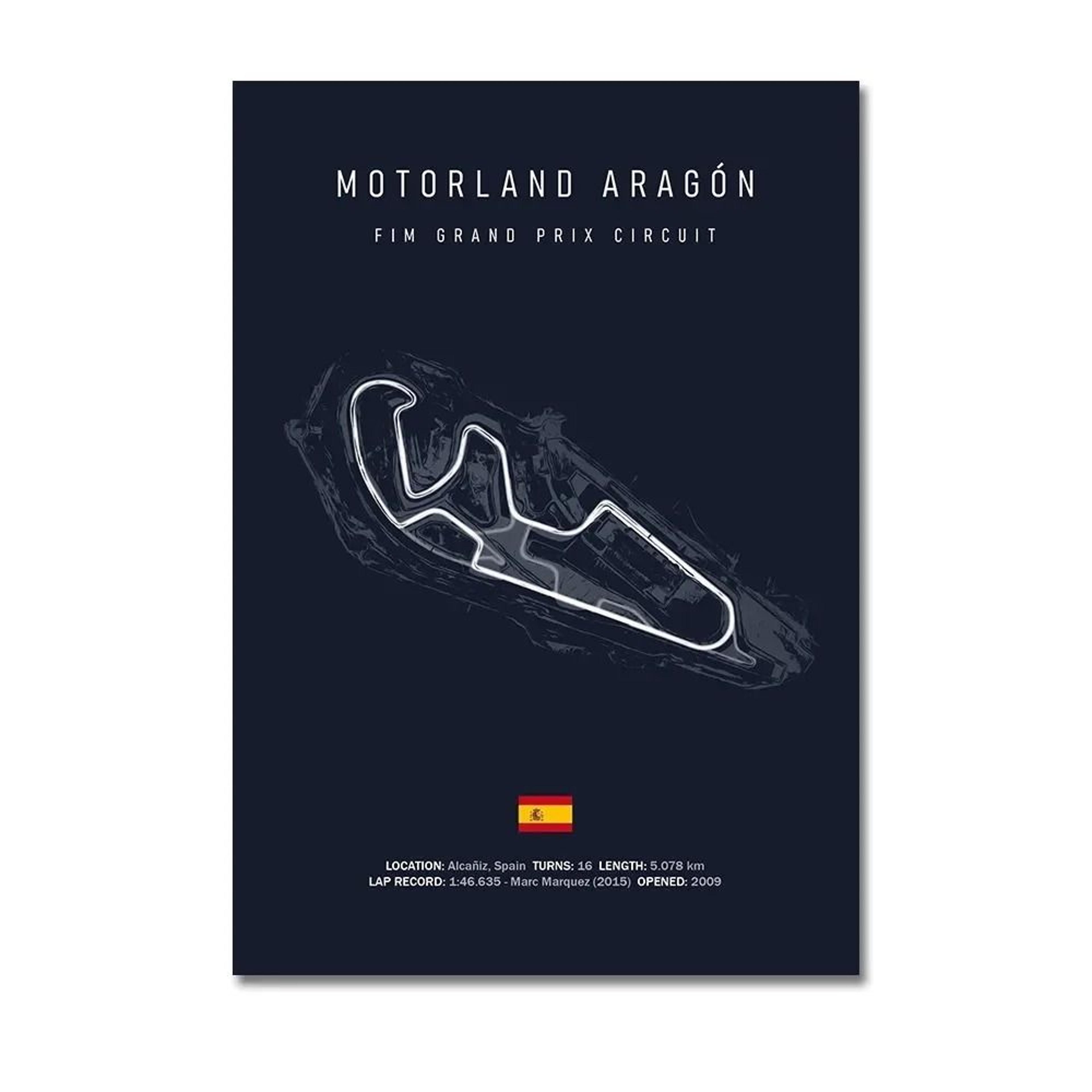 F1 Track Wall Art Circuit Map Canvas Poster For Motorsport Racing Decor 8