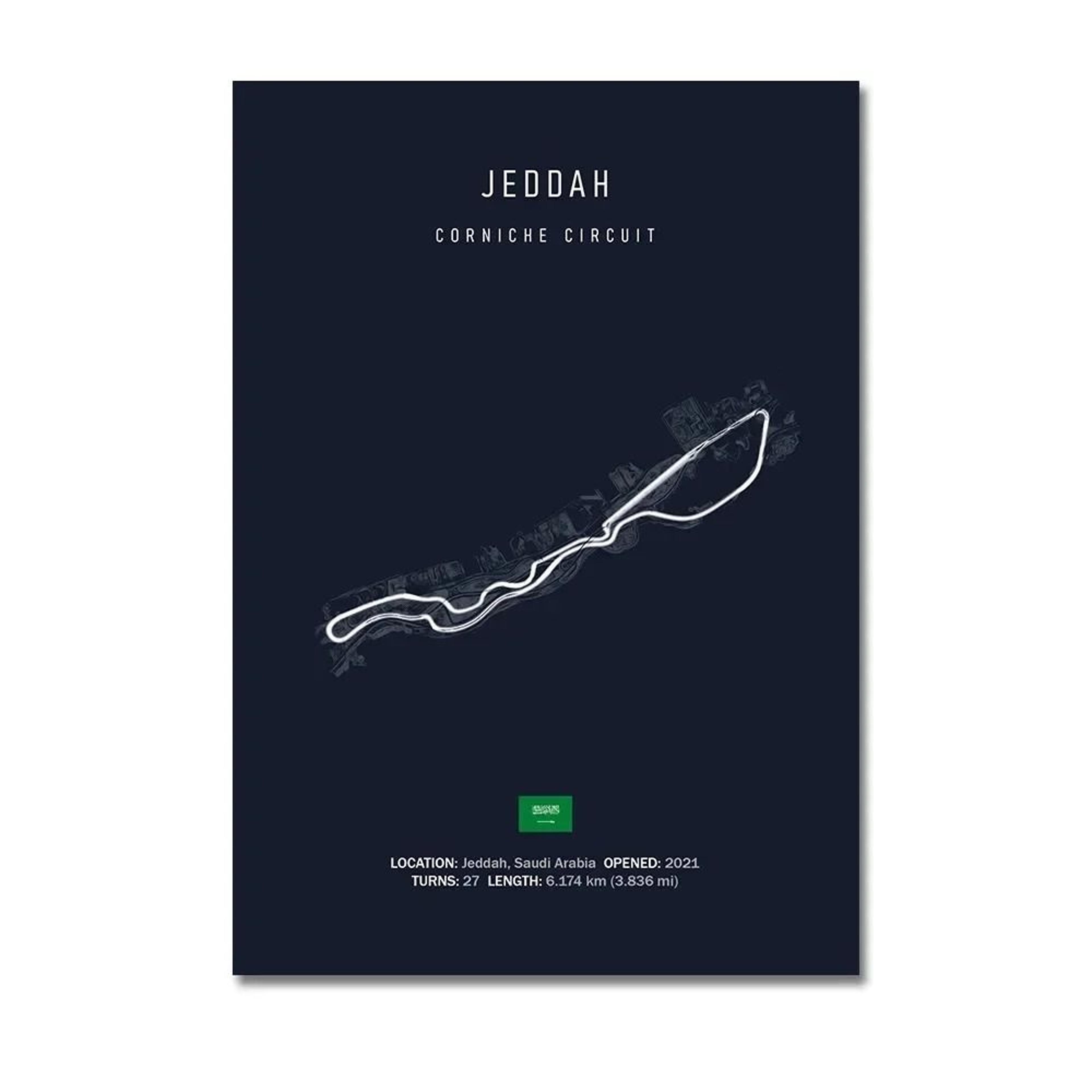 F1 Track Wall Art Circuit Map Canvas Poster For Motorsport Racing Decor 27