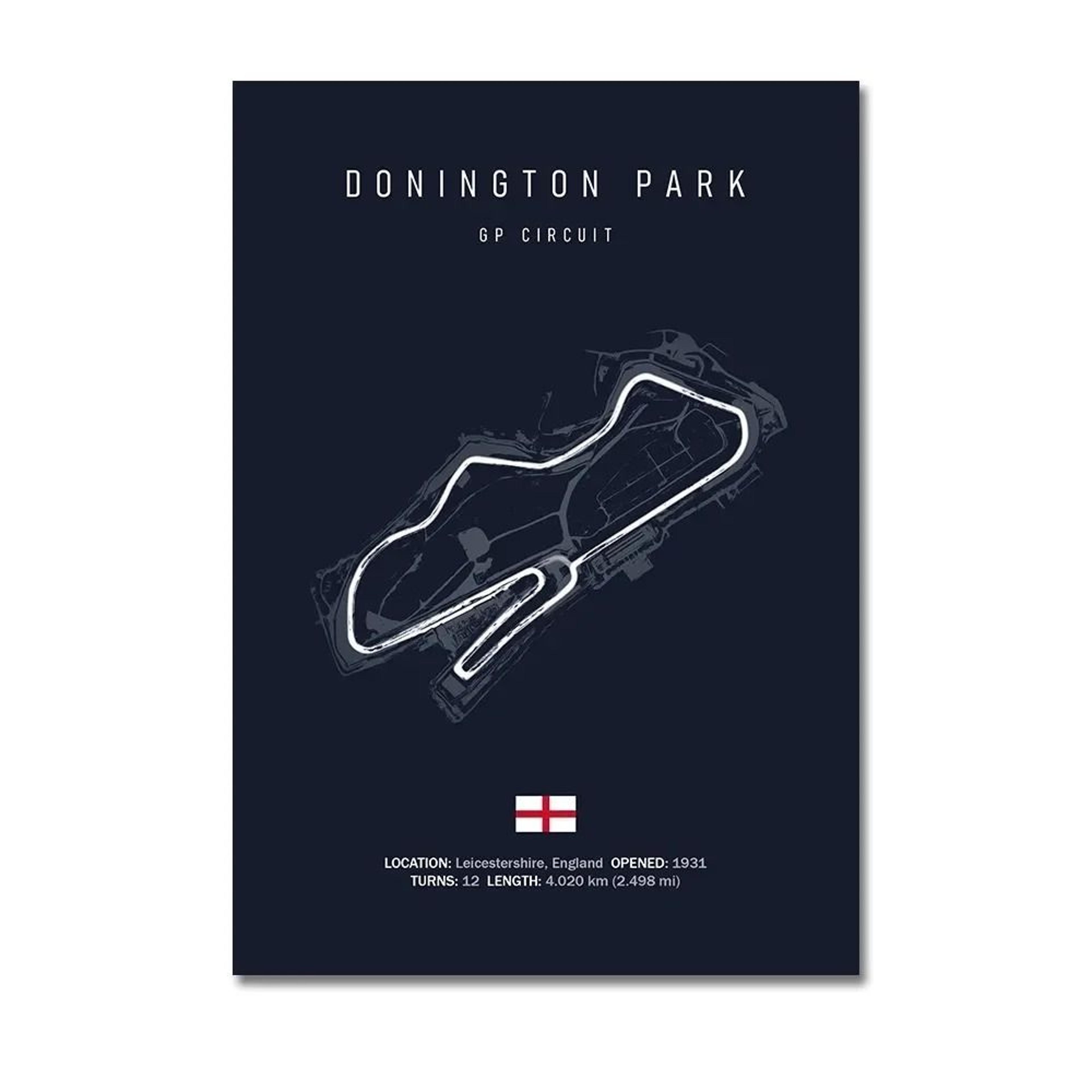 F1 Track Wall Art Circuit Map Canvas Poster For Motorsport Racing Decor 21