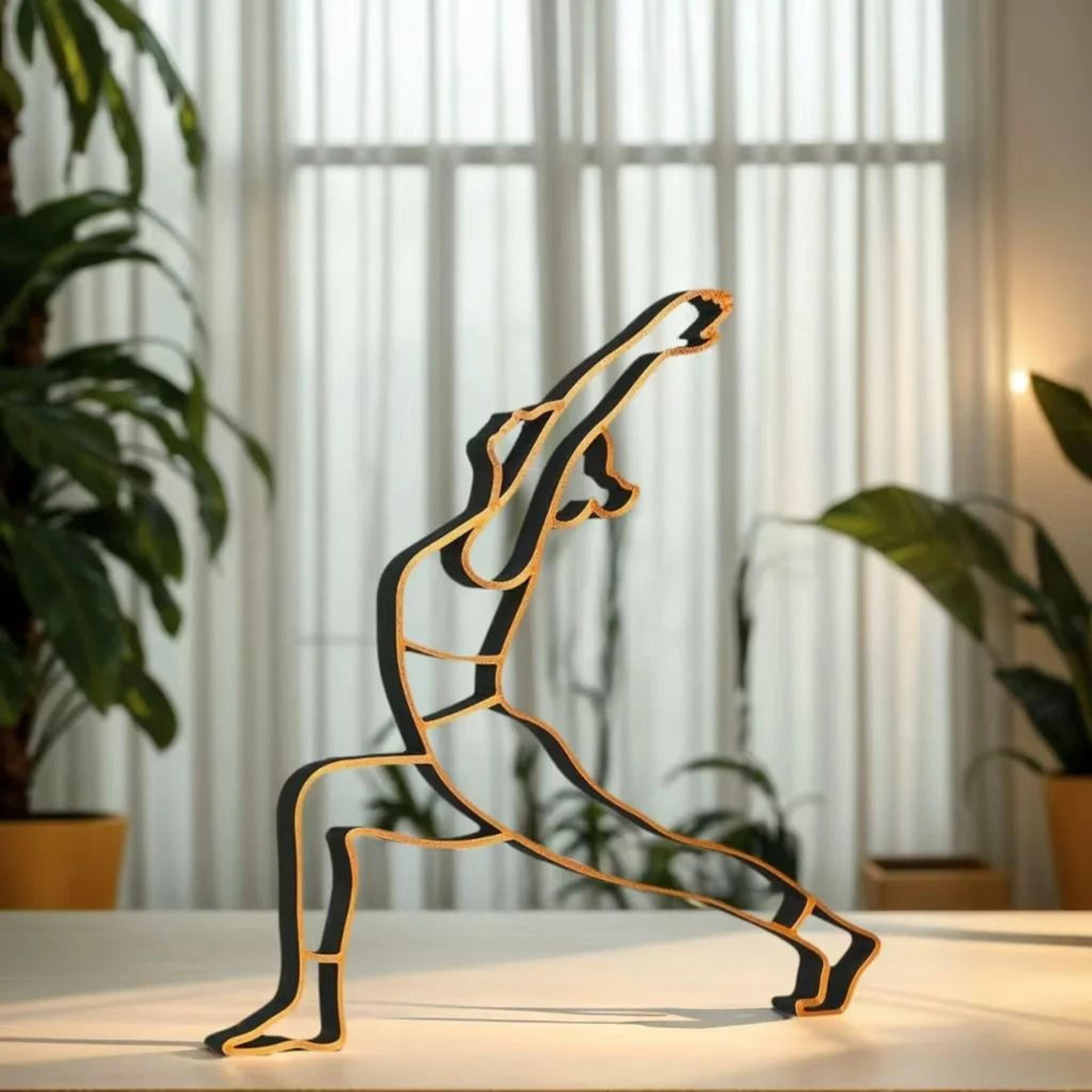 Minimalist Yoga Sculpture Zen Meditation Figure Modern Home Decor Ornament 1