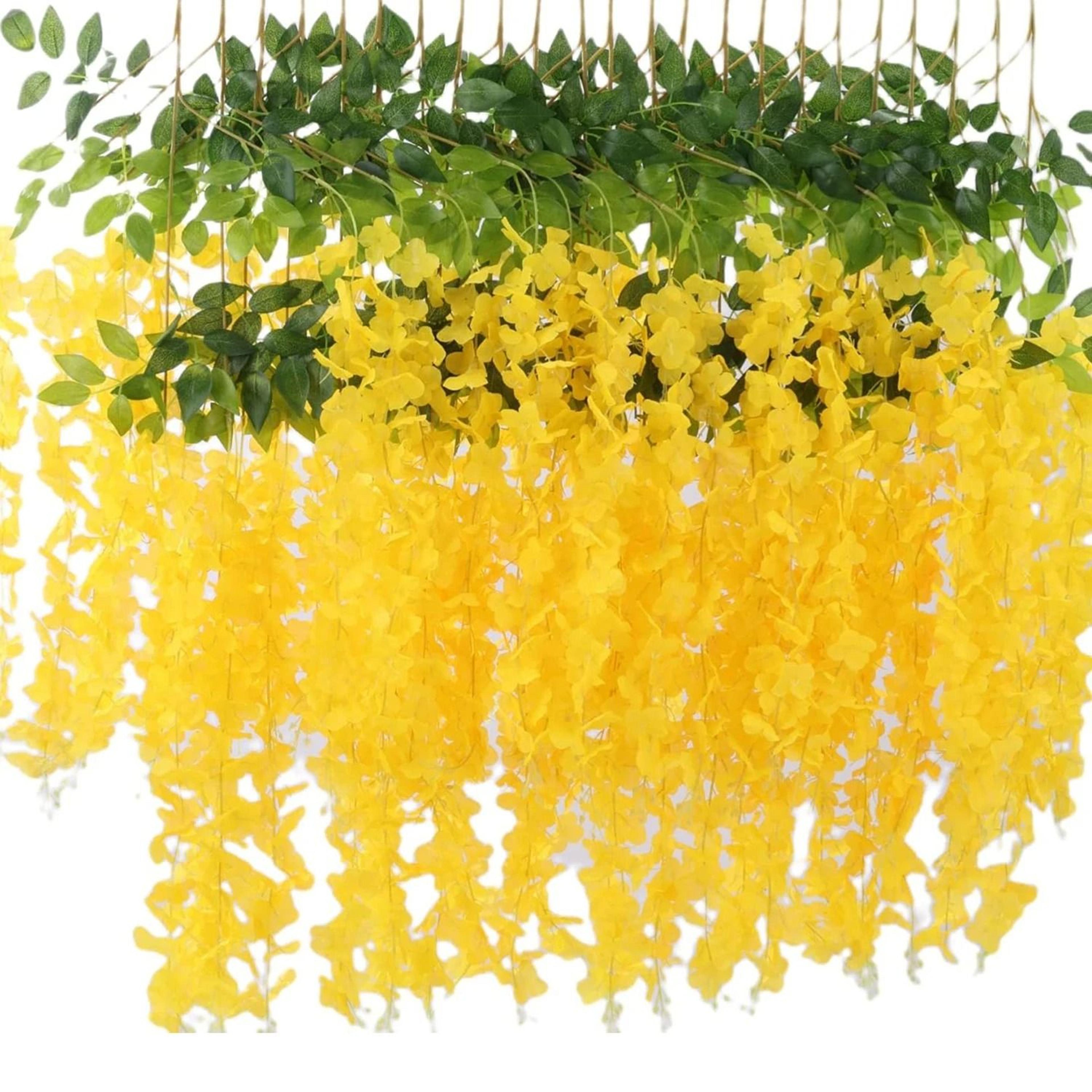 Artificial Violet Vine Flowers Hanging Plant Wedding Decor Arrangement 4