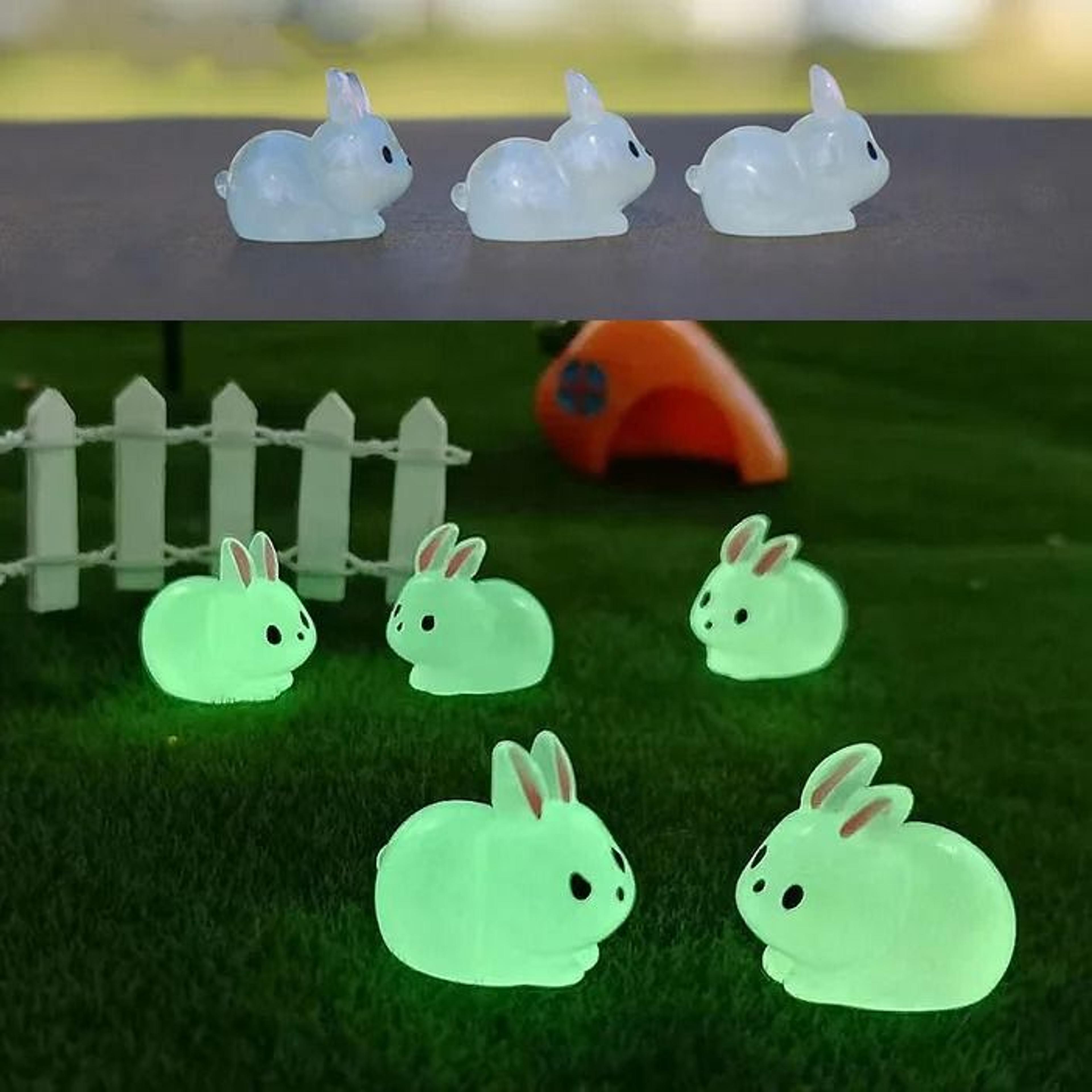 Mini Animal Figurines Set Fairy Garden Dollhouse Aquarium Decor 5