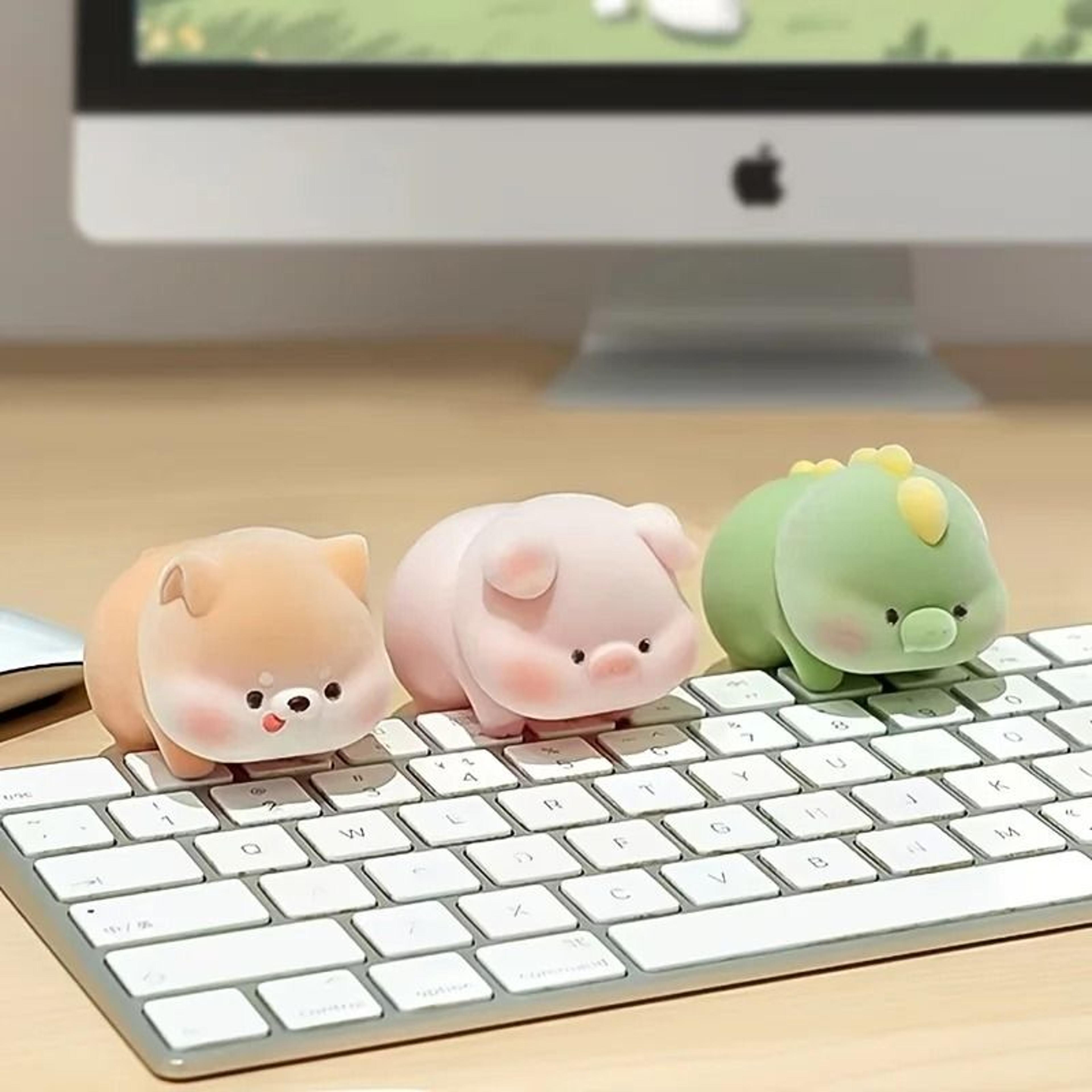 Cute Screen Hanging Ornament Mini Desk Car Monitor Decoration 7