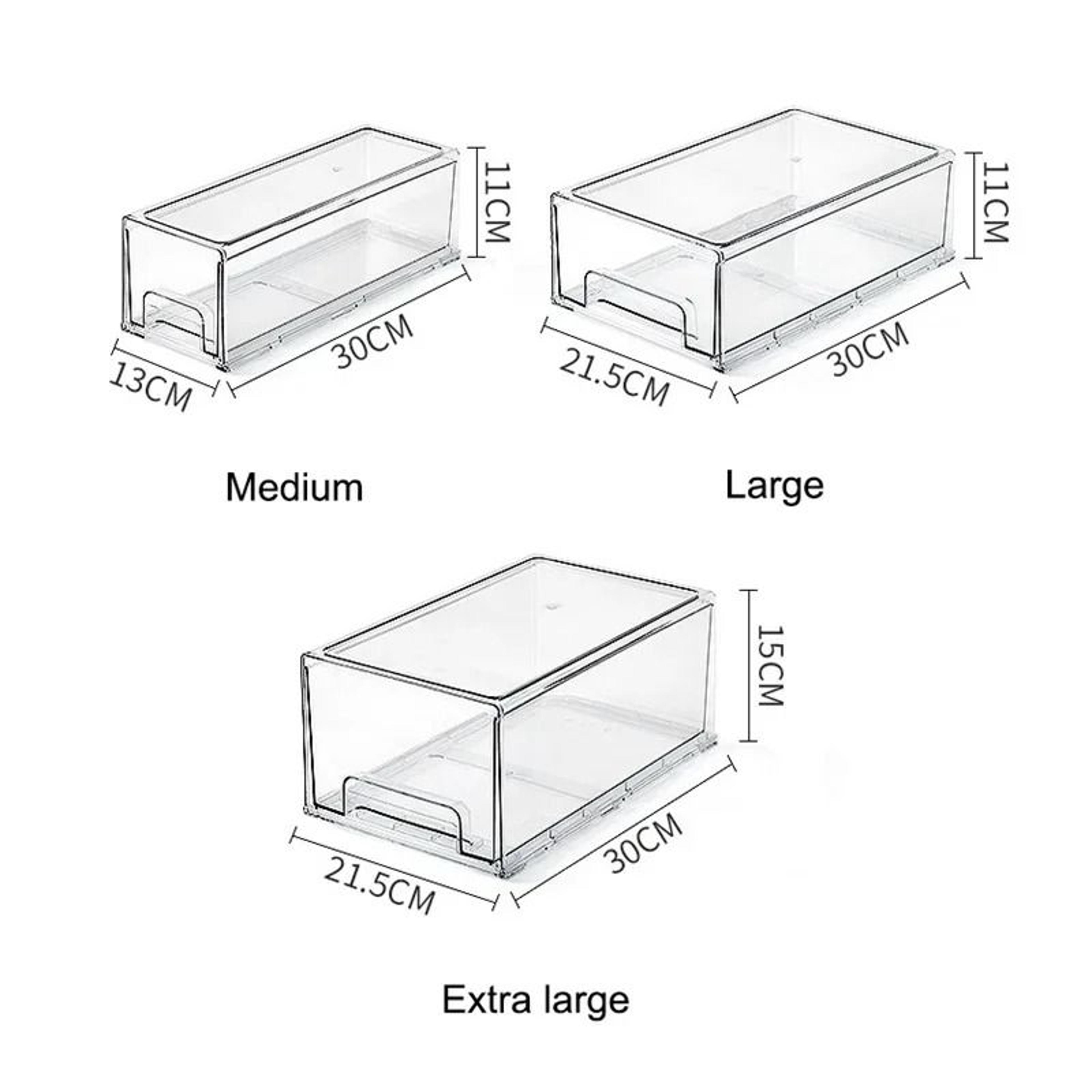 Drawer Type Refrigerator Storage Box Fridge Organizer For Eggs Meat And Food 4