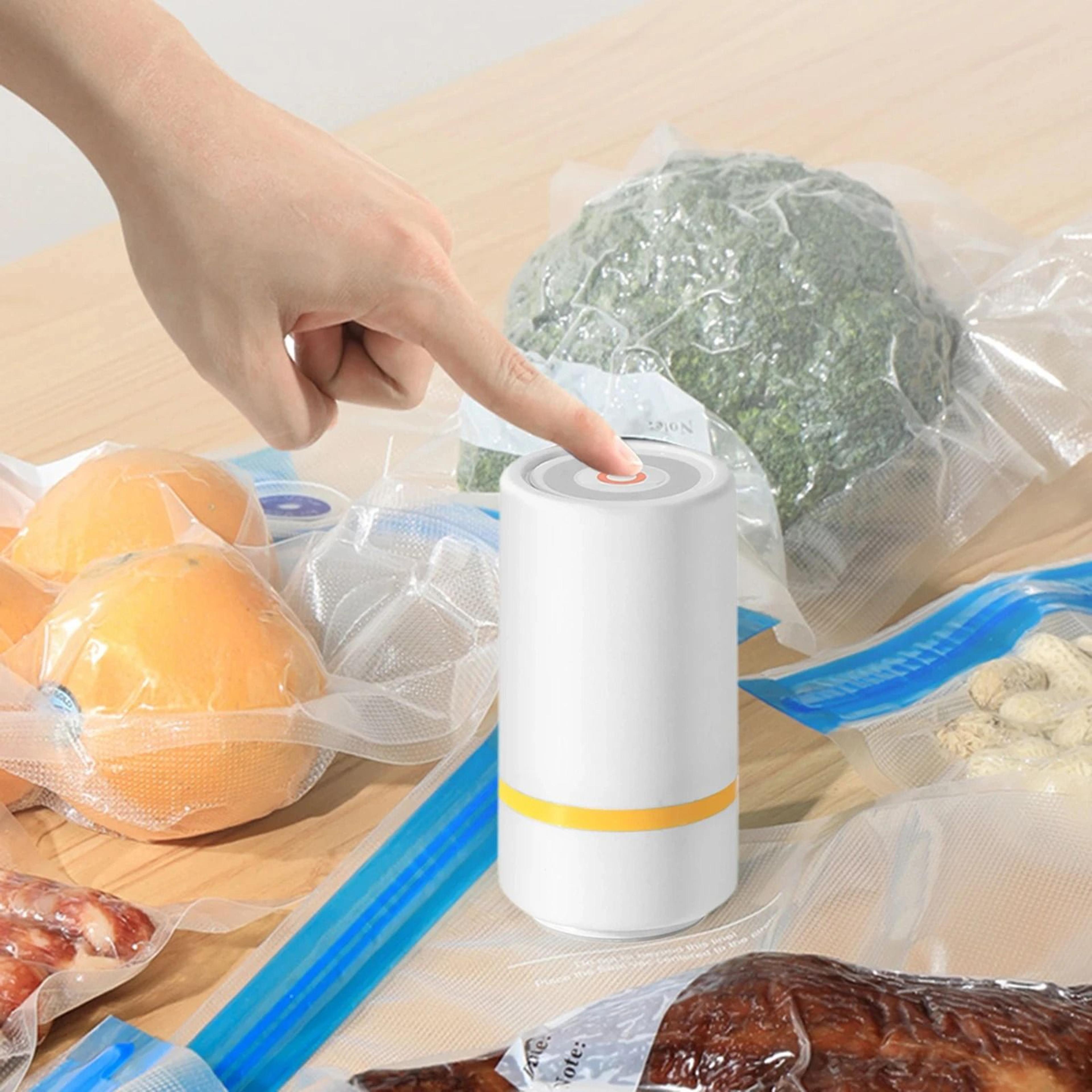 Reusable Vacuum Food Storage Bags Set With Electric Pump Sealer 11