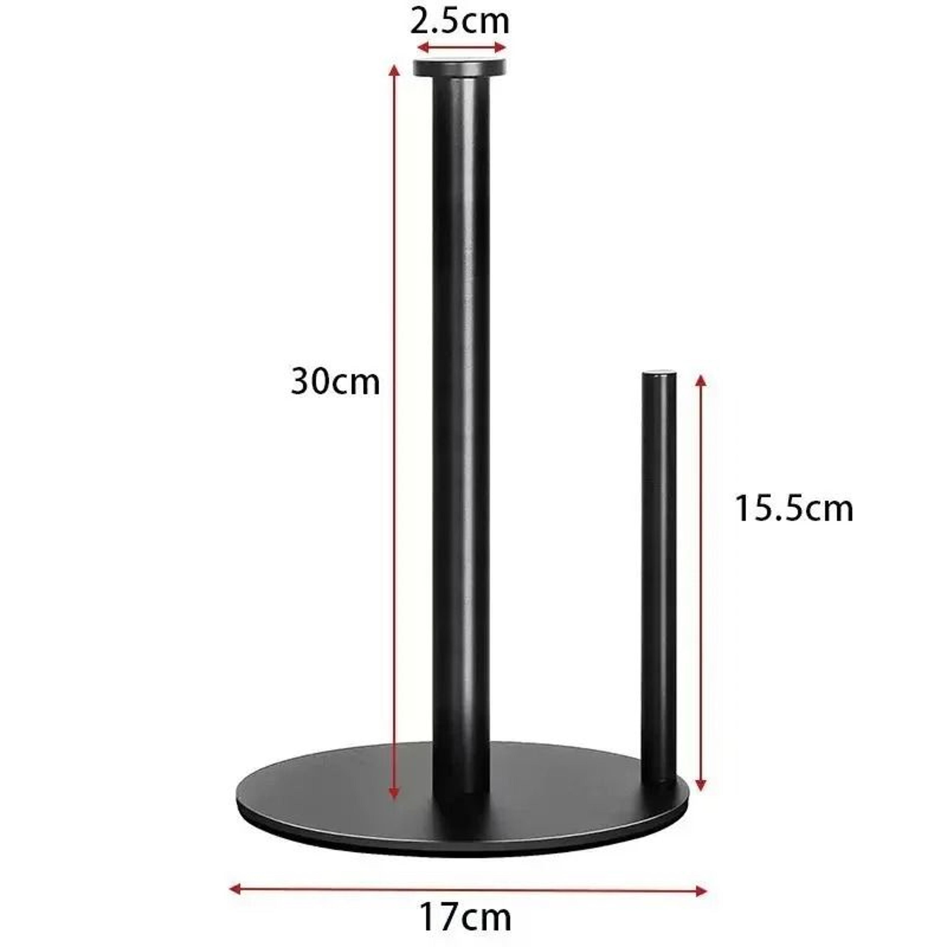 Stainless Steel Paper Towel Holder Countertop With Weighted Base 3
