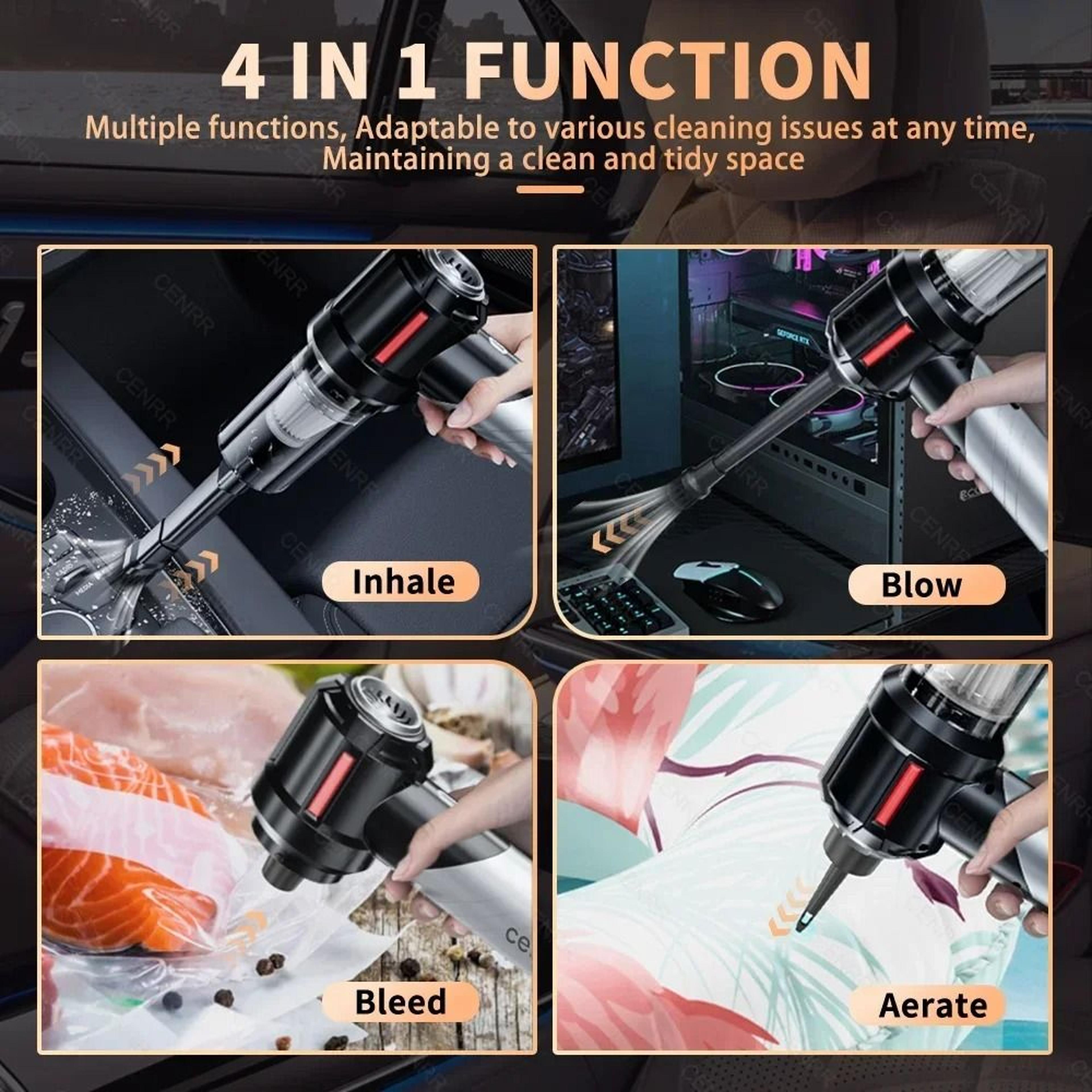 Ultra Power Handheld Car Vacuum Cleaner Cordless Mini Cleaner 10