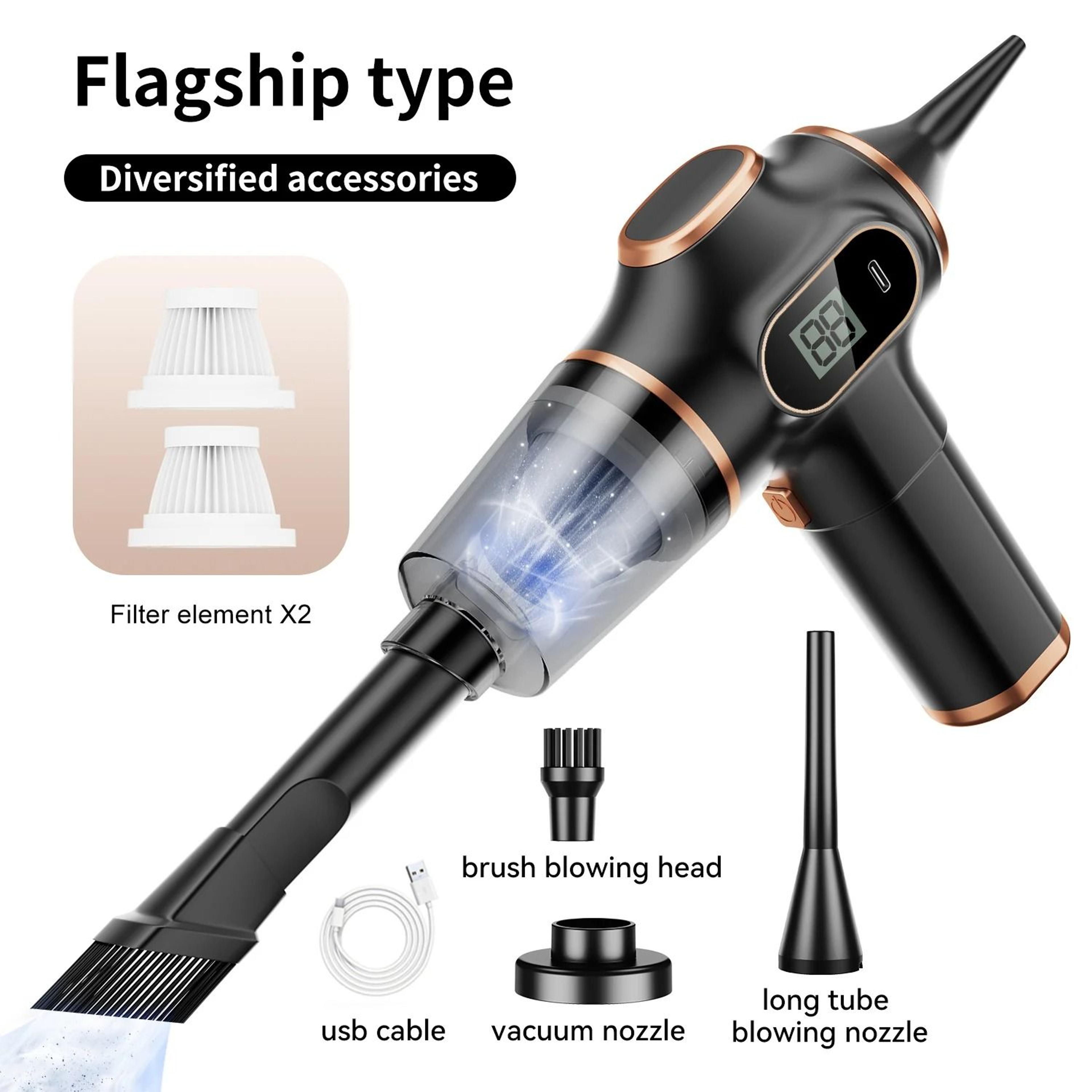 FlexClean Wireless Mini Vacuum Cleaner Portable Handheld Home And Car 2