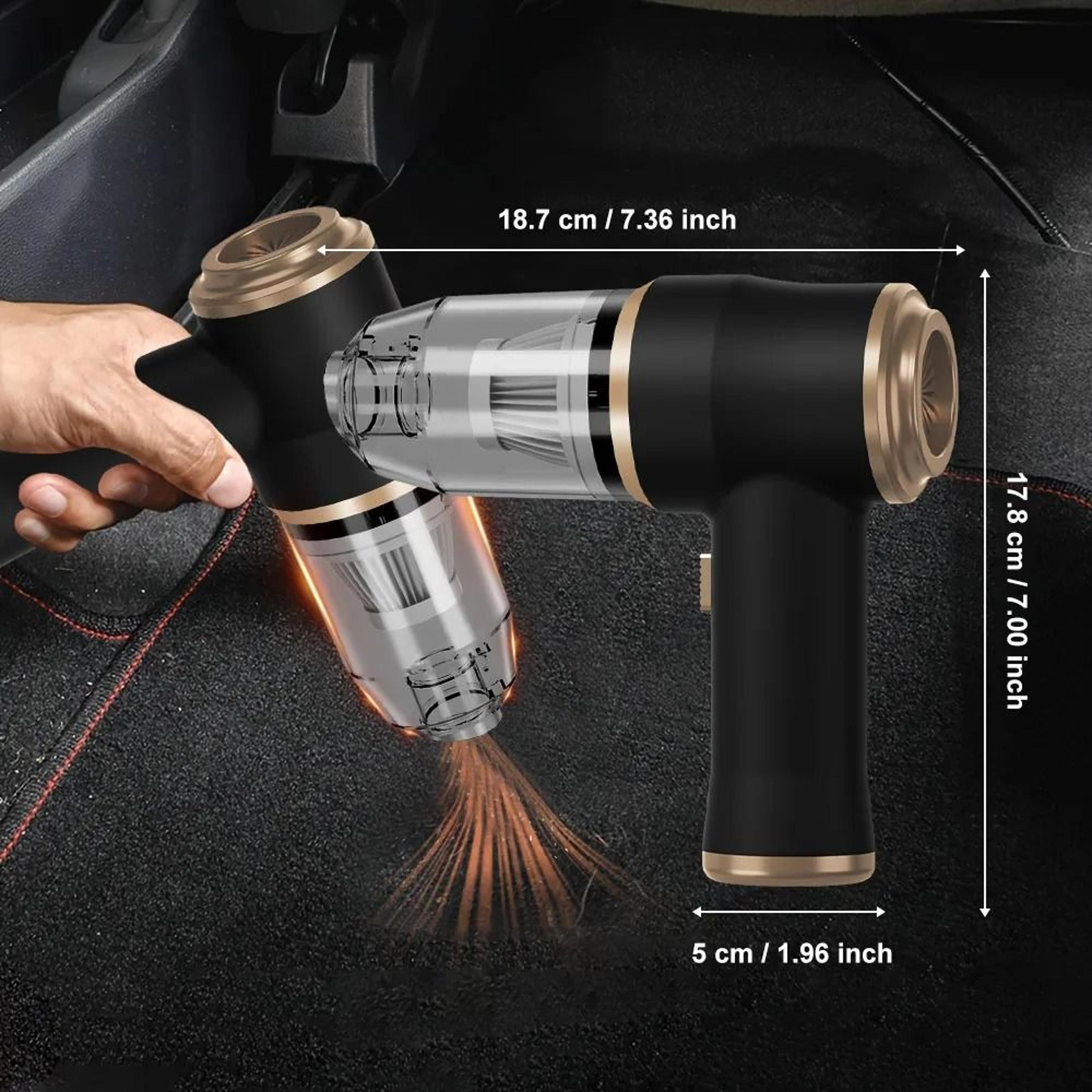 CleanMax Cordless Car Vacuum Cleaner Portable Pet Hair Remover 2