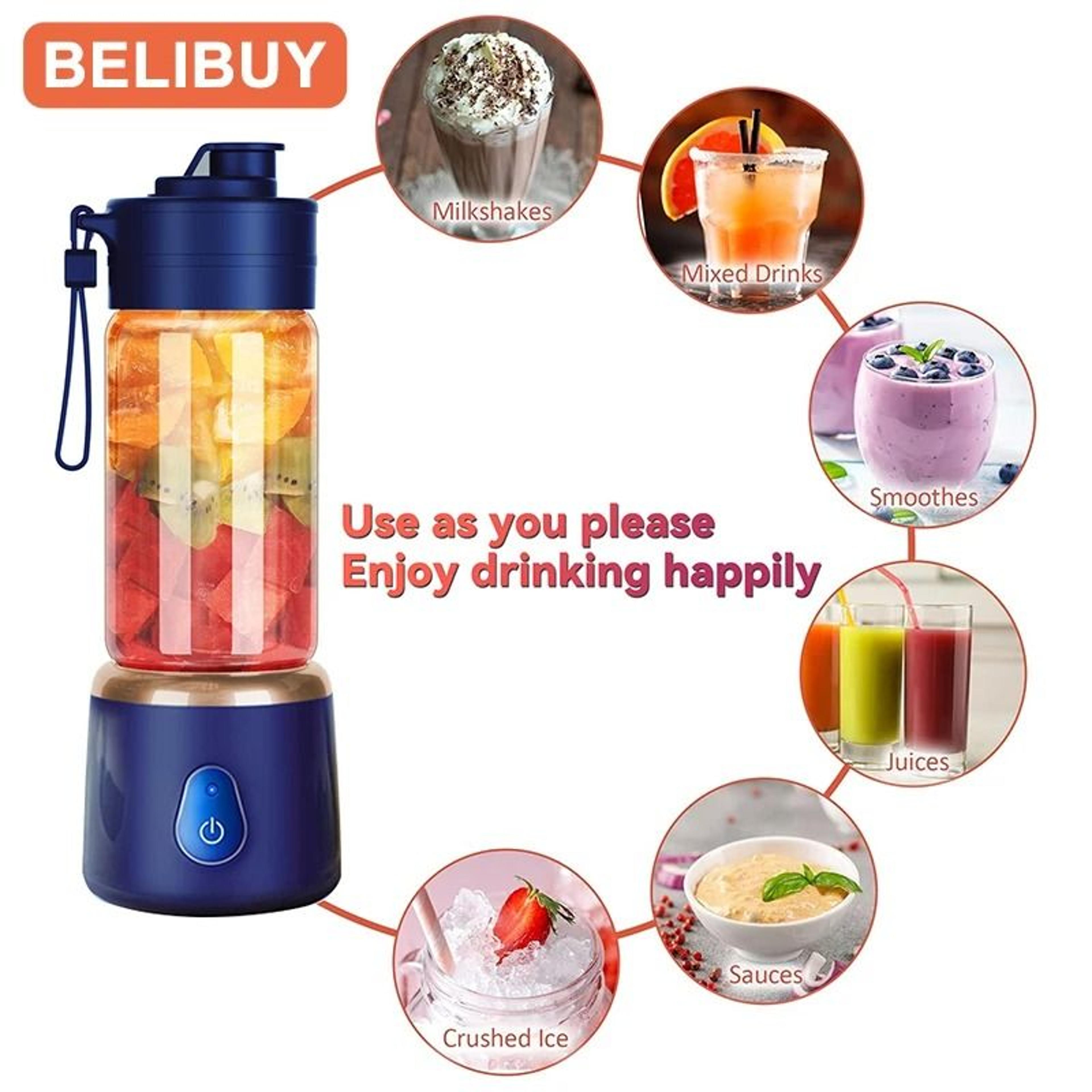 FreshSqueeze Portable Electric Juicer USB Mini Citrus Blender 3