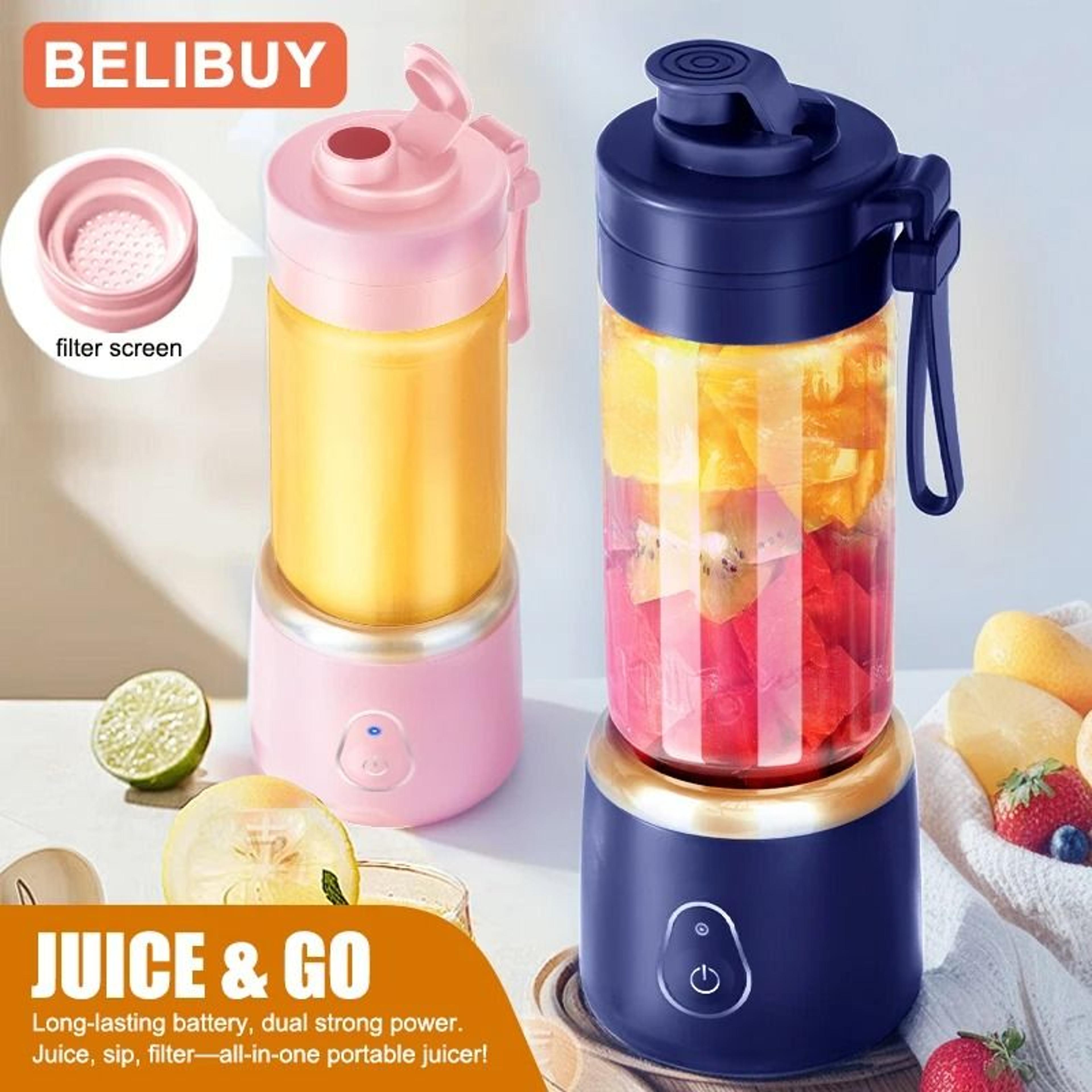 FreshSqueeze Portable Electric Juicer USB Mini Citrus Blender 6