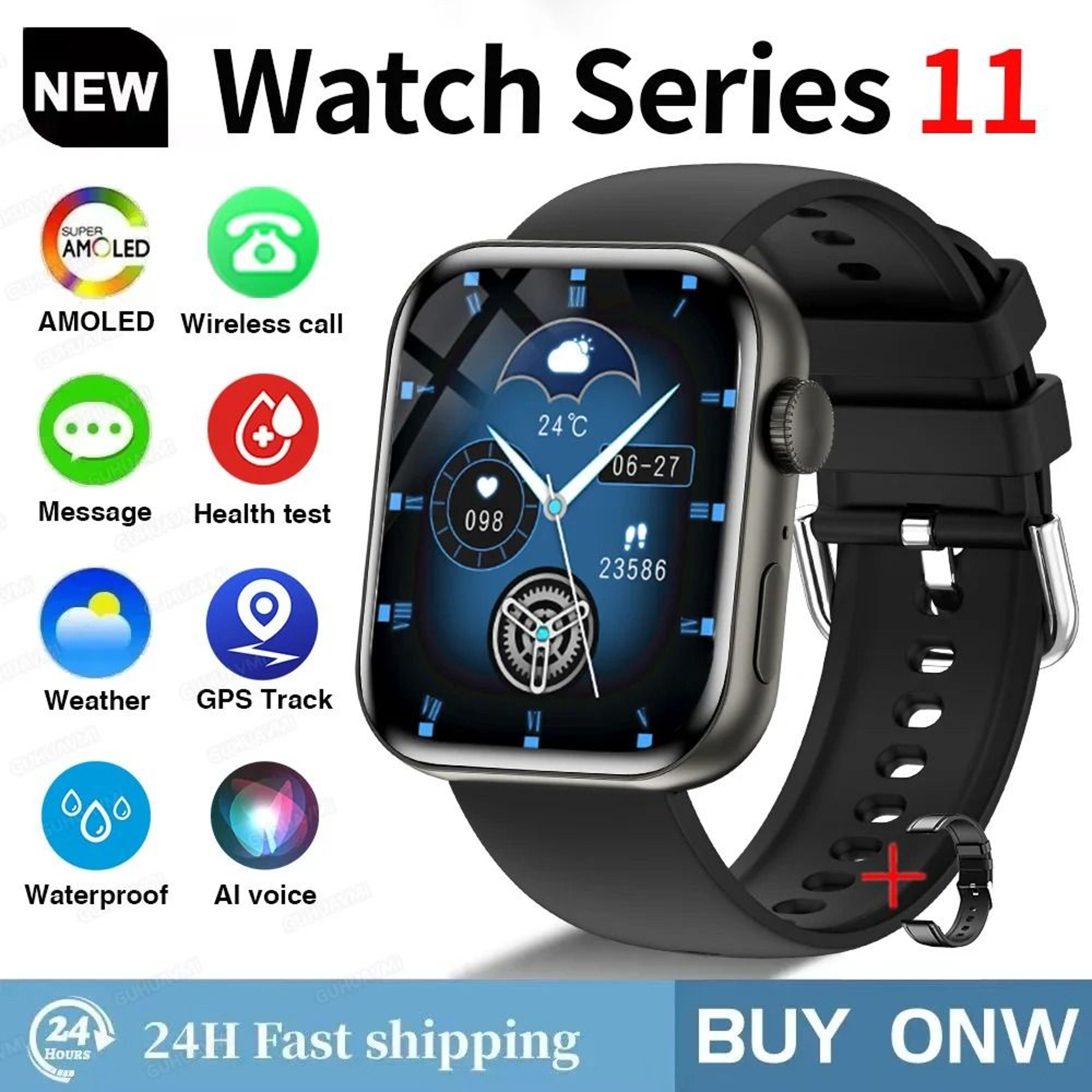 HD AMOLED Smartwatch With GPS And Bluetooth Calling Waterproof Sports Watch For Men And Women 4