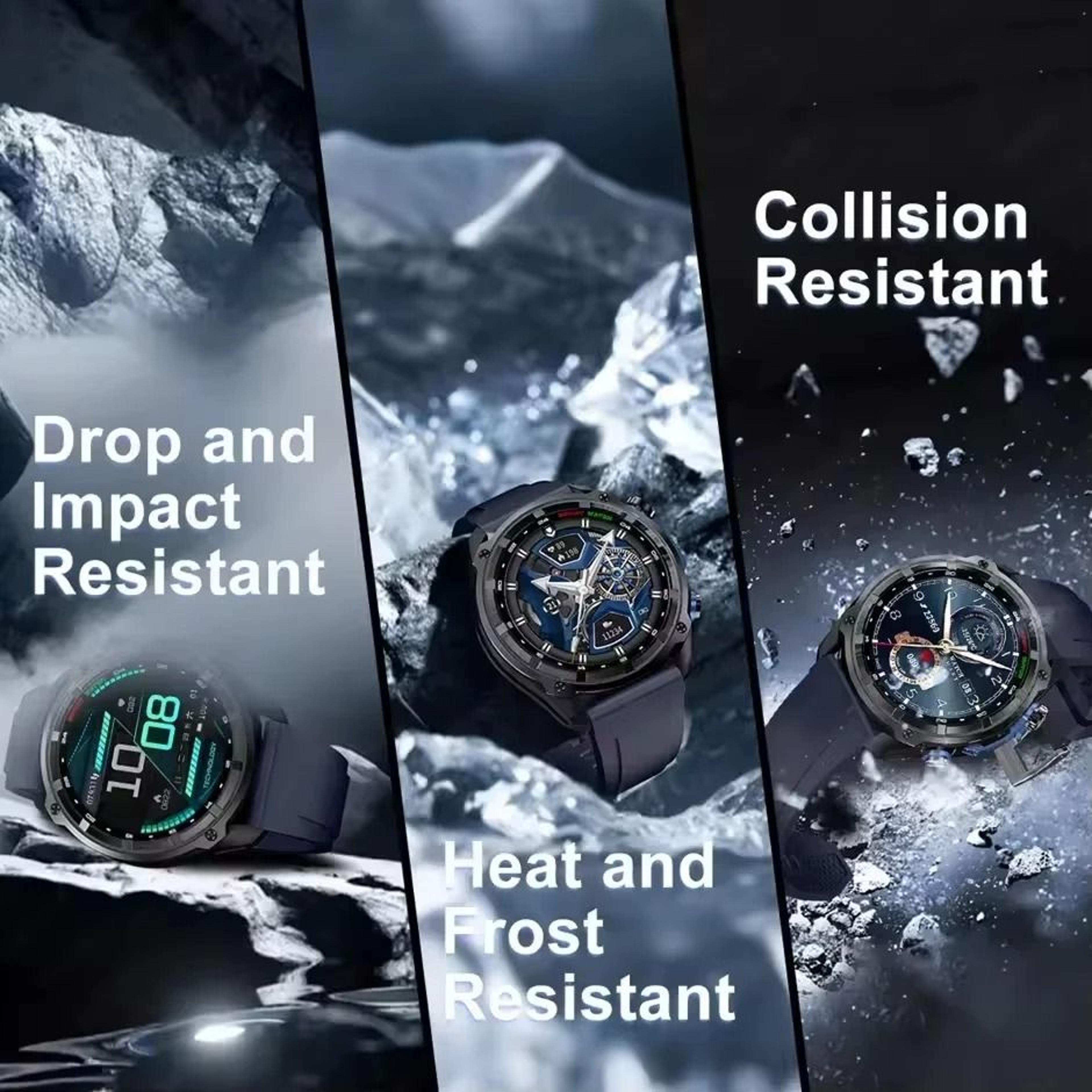 T Rex Pro GPS Outdoor Smartwatch With Offline Maps 10ATM Waterproof Military Watch Long Battery 8