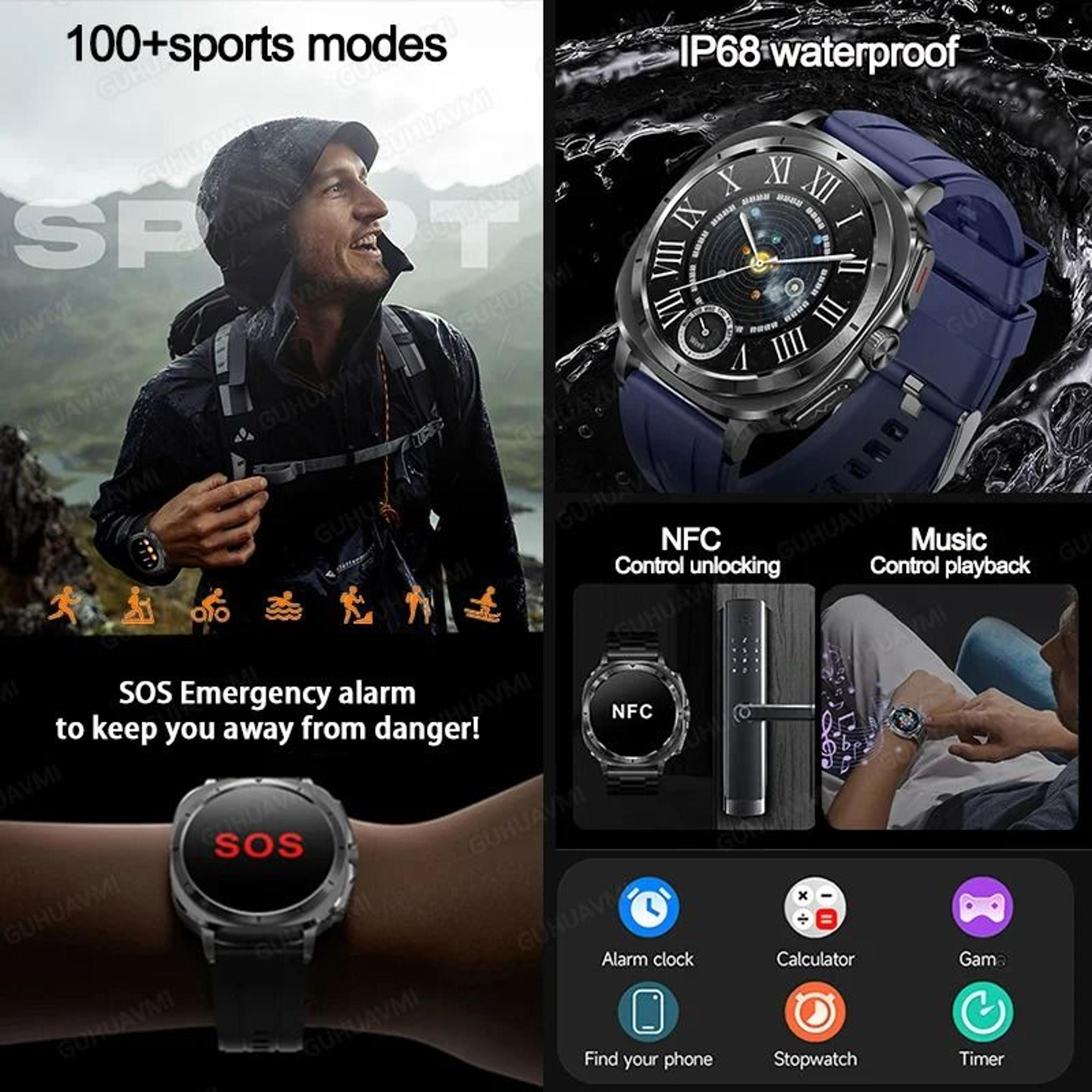 Advanced Health Monitoring Smartwatch With ECG Blood Pressure Tracking And Heart Rate Monitor 9