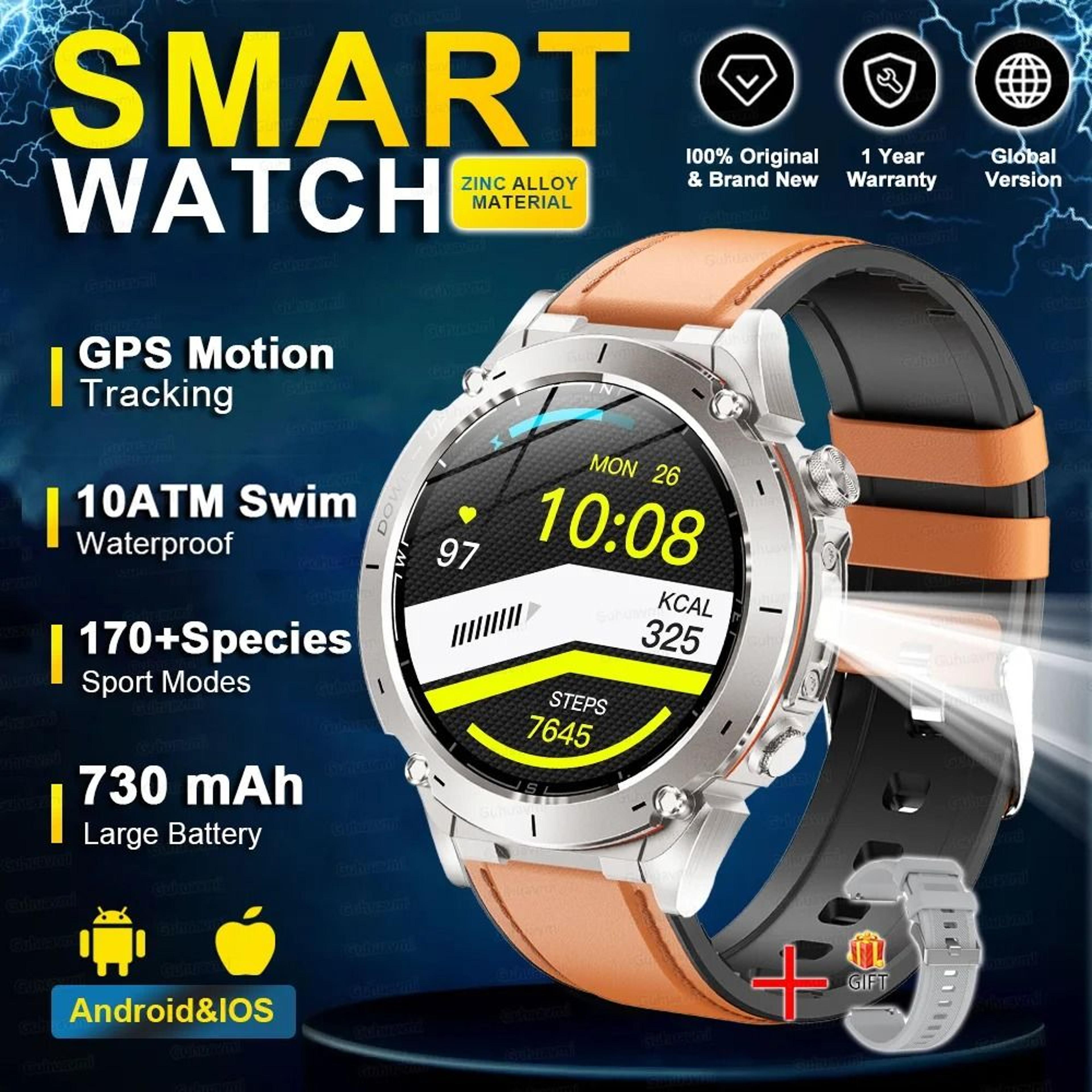 Stratos 4 GPS Smartwatch With AMOLED Display Bluetooth Calling Outdoor Sports Smartwatch 6