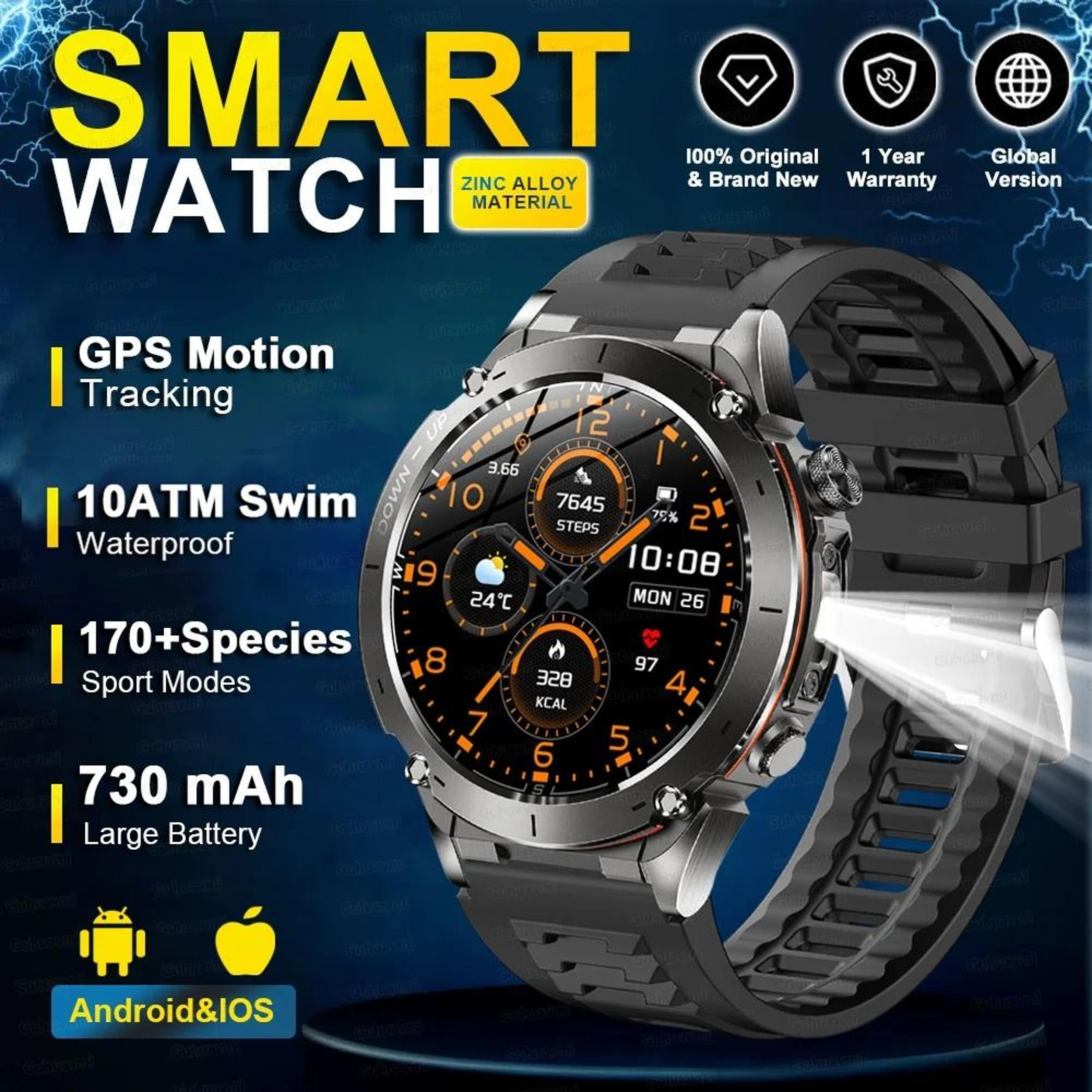 Stratos 4 GPS Smartwatch With AMOLED Display Bluetooth Calling Outdoor Sports Smartwatch 1