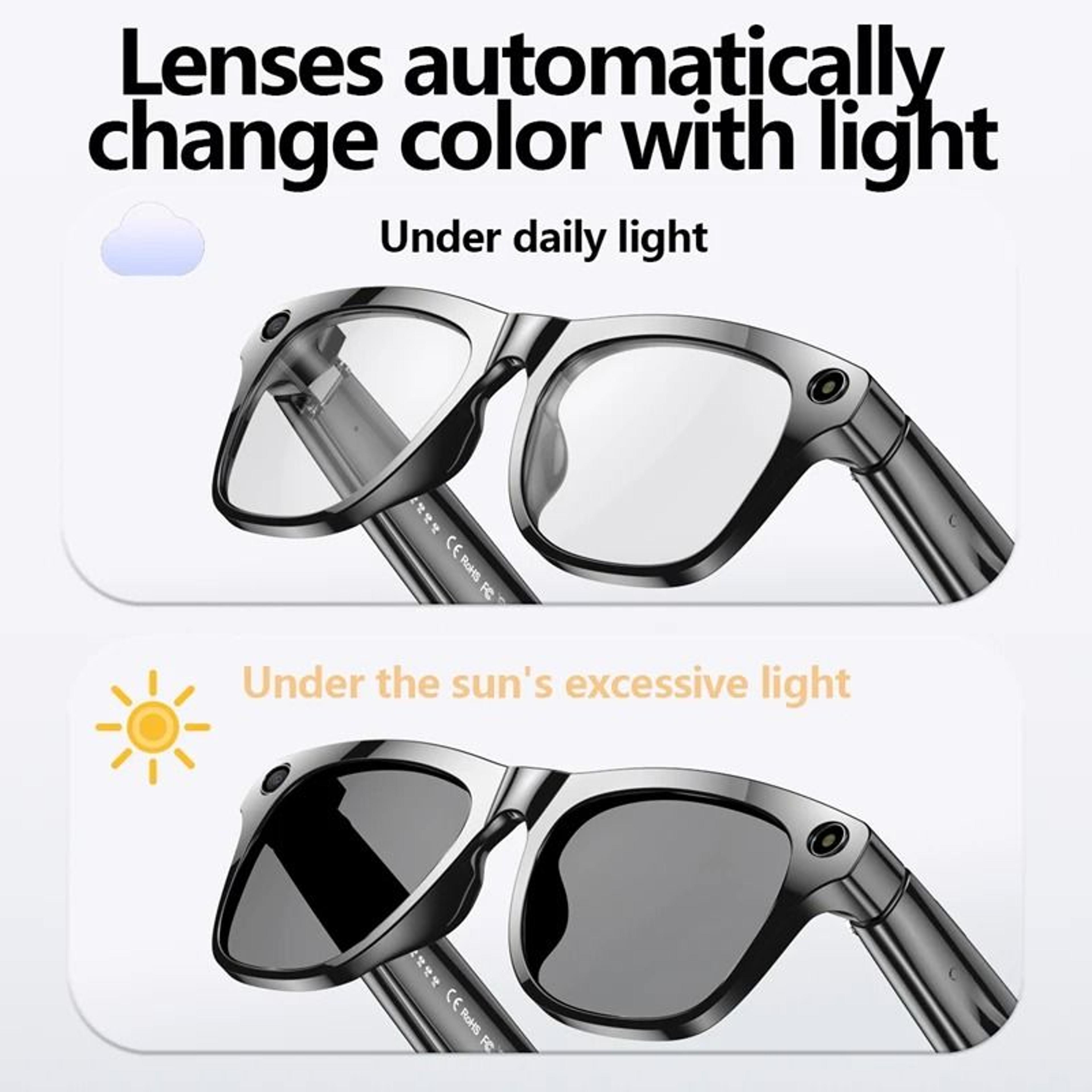 AI Smart Glasses With HD Camera Bluetooth Calling And Real Time Translation 10