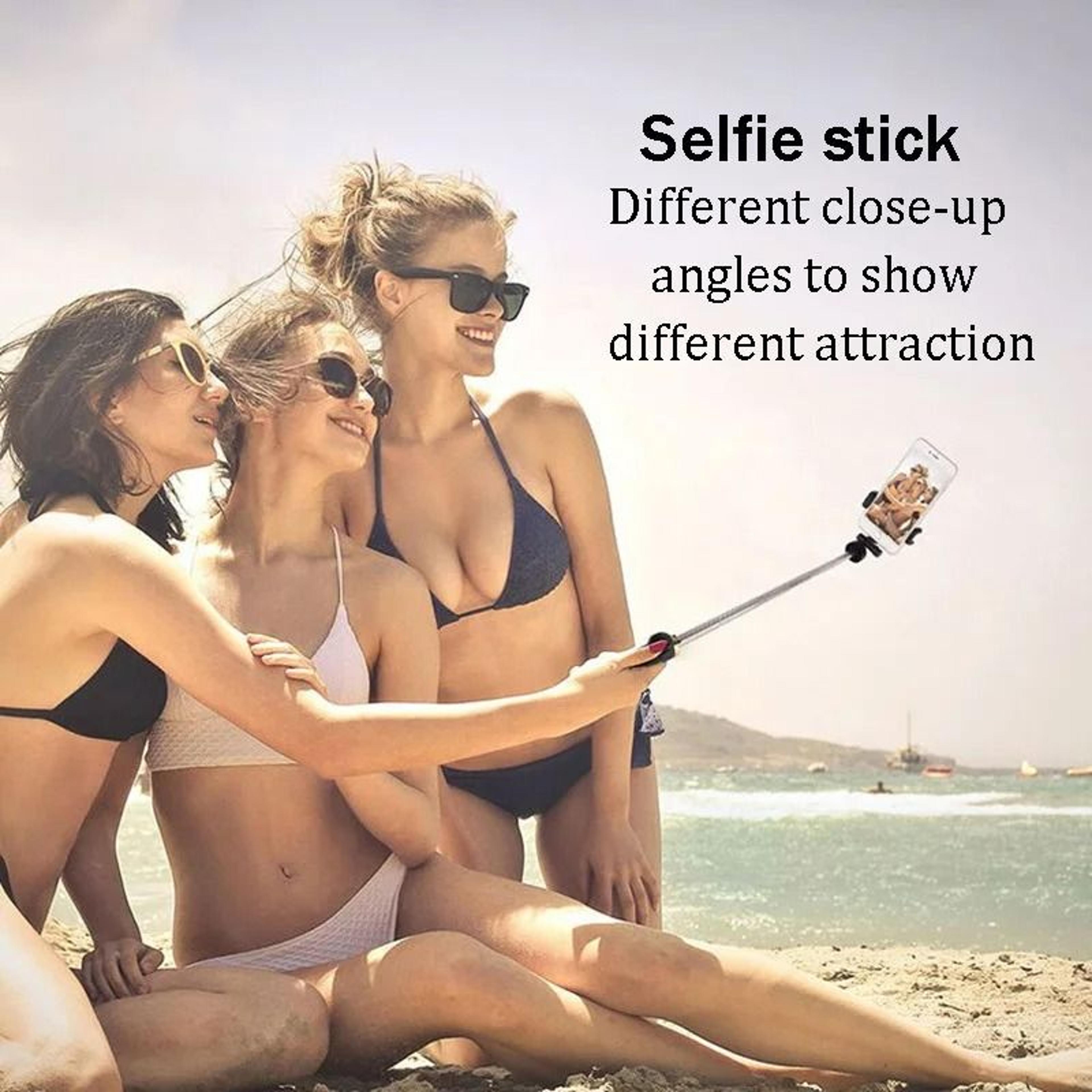 Bluetooth Selfie Stick Tripod With Wireless Remote Portable Phone Stand 10