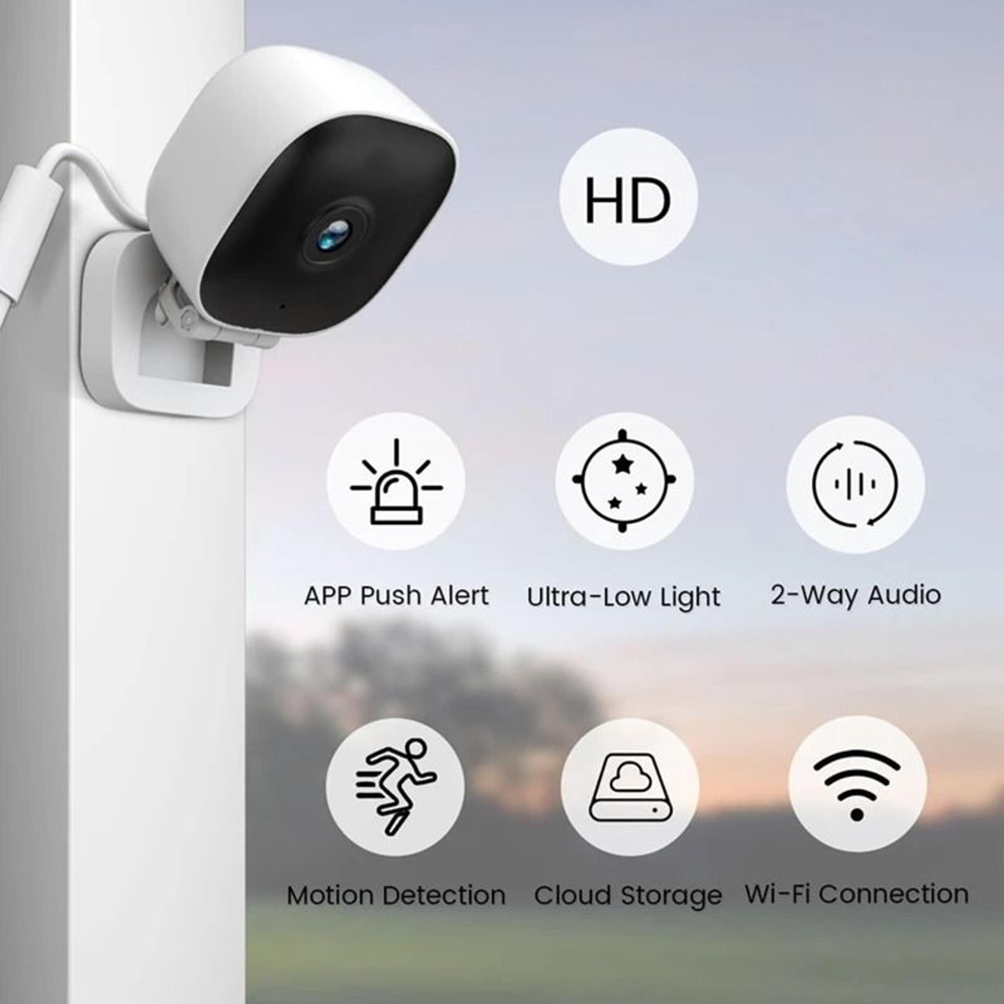 4K WiFi Security Camera With Night Vision Motion Detection Waterproof Surveillance Camera 5