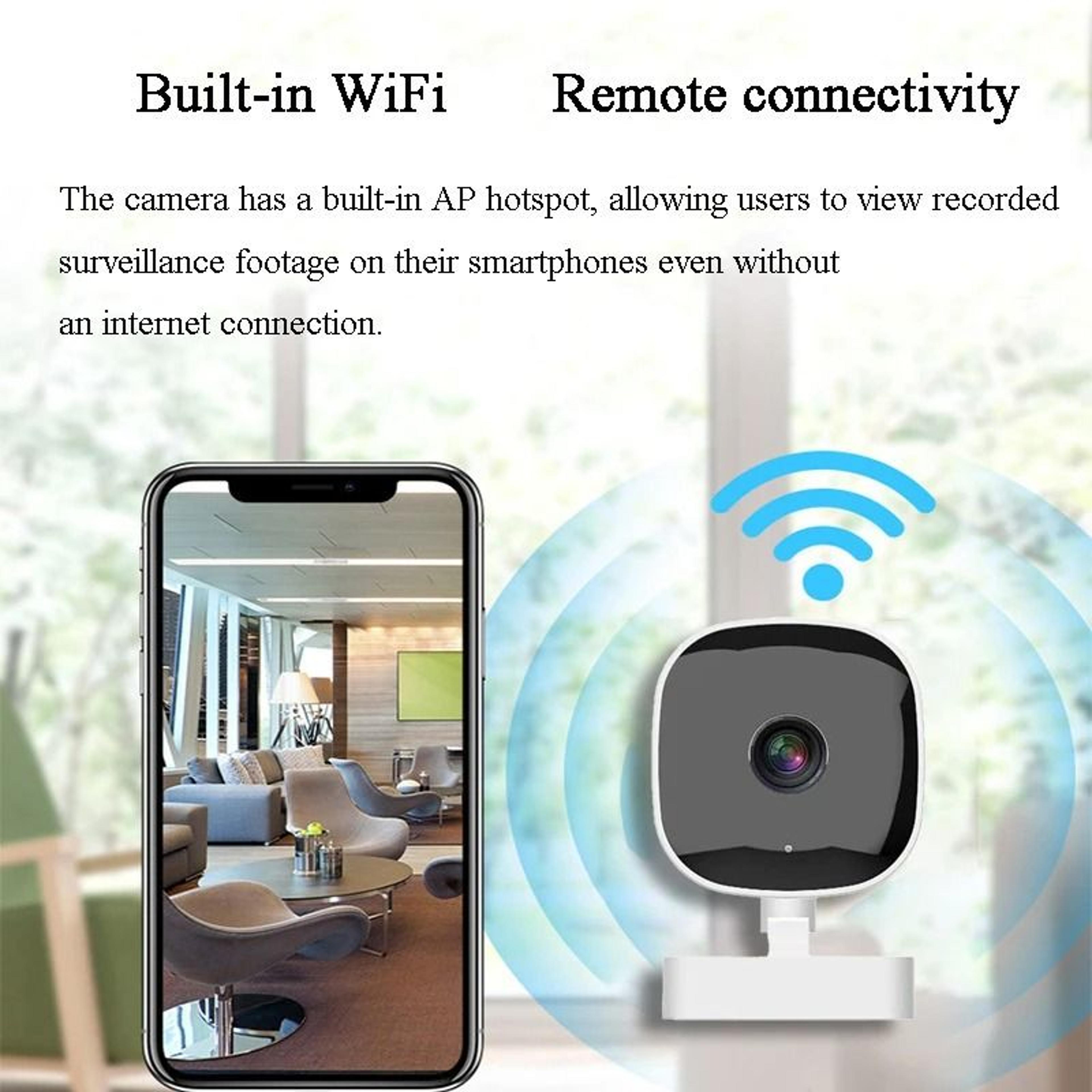 4k wifi security camera with night vision motion detection waterproof surveillance camera