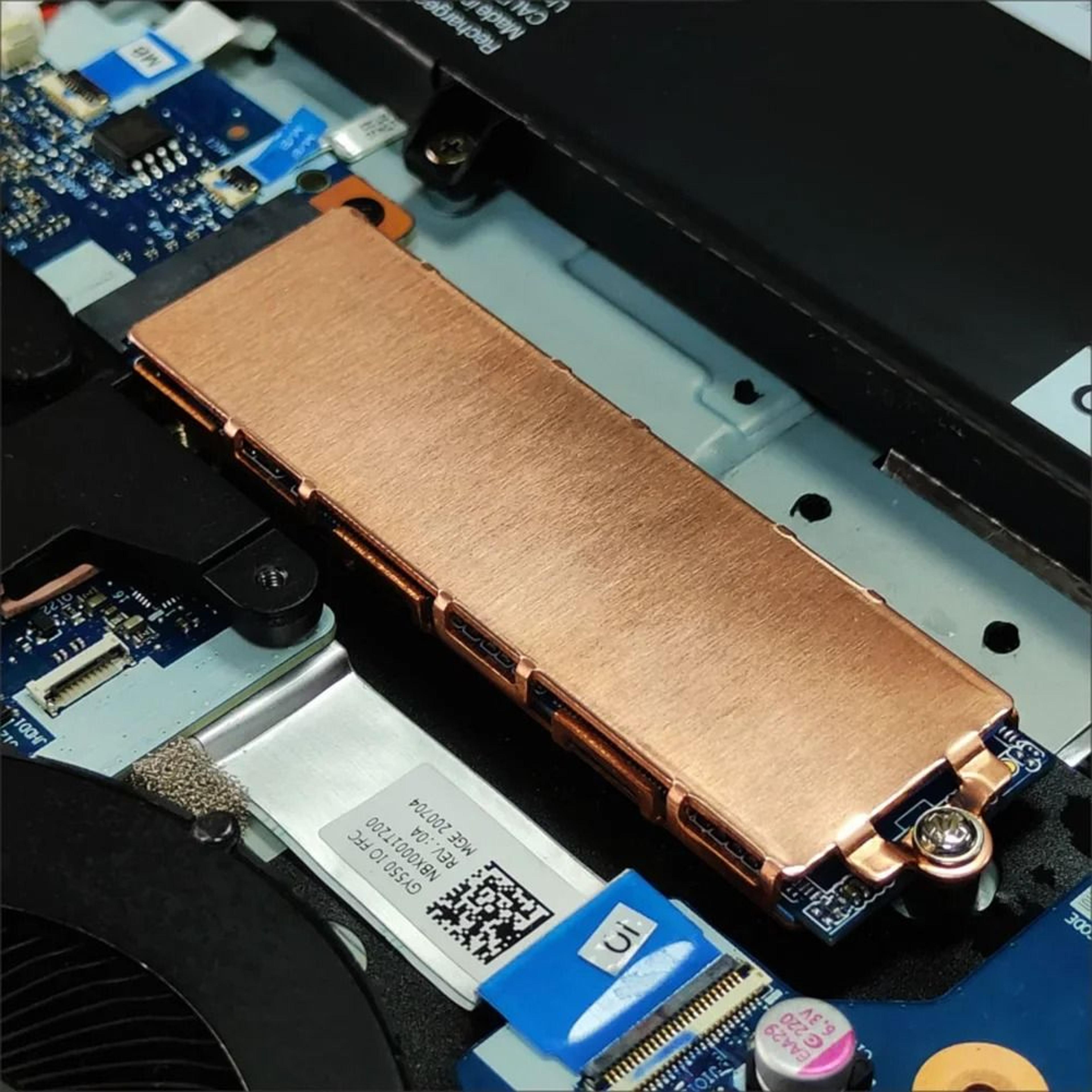 metal m2 ssd heatsink with thermal pad nvme cooling radiator for laptop and pc