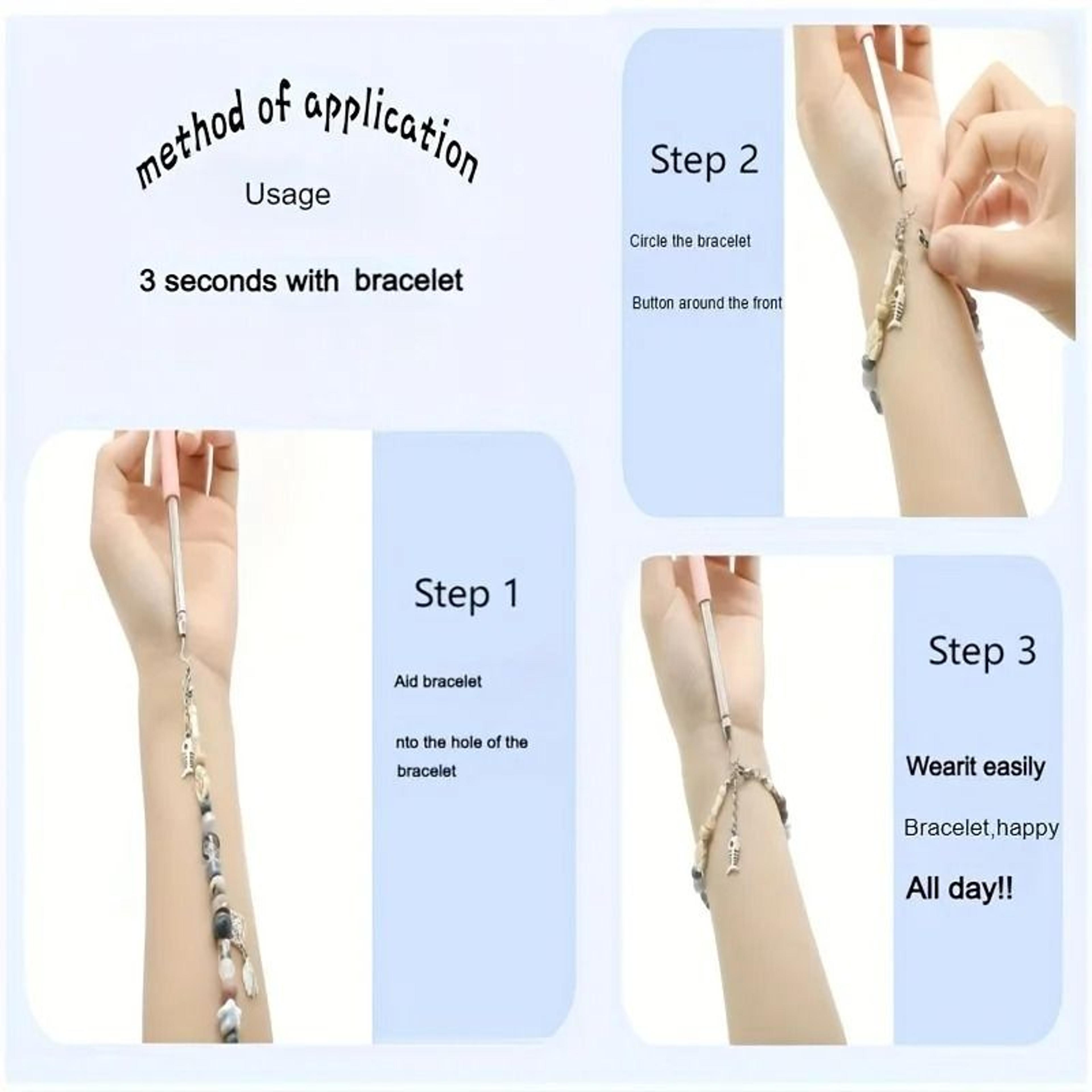 Bracelet Fastening Tool Jewelry Helper Aid For Easy Clasp And Hook Closure 2