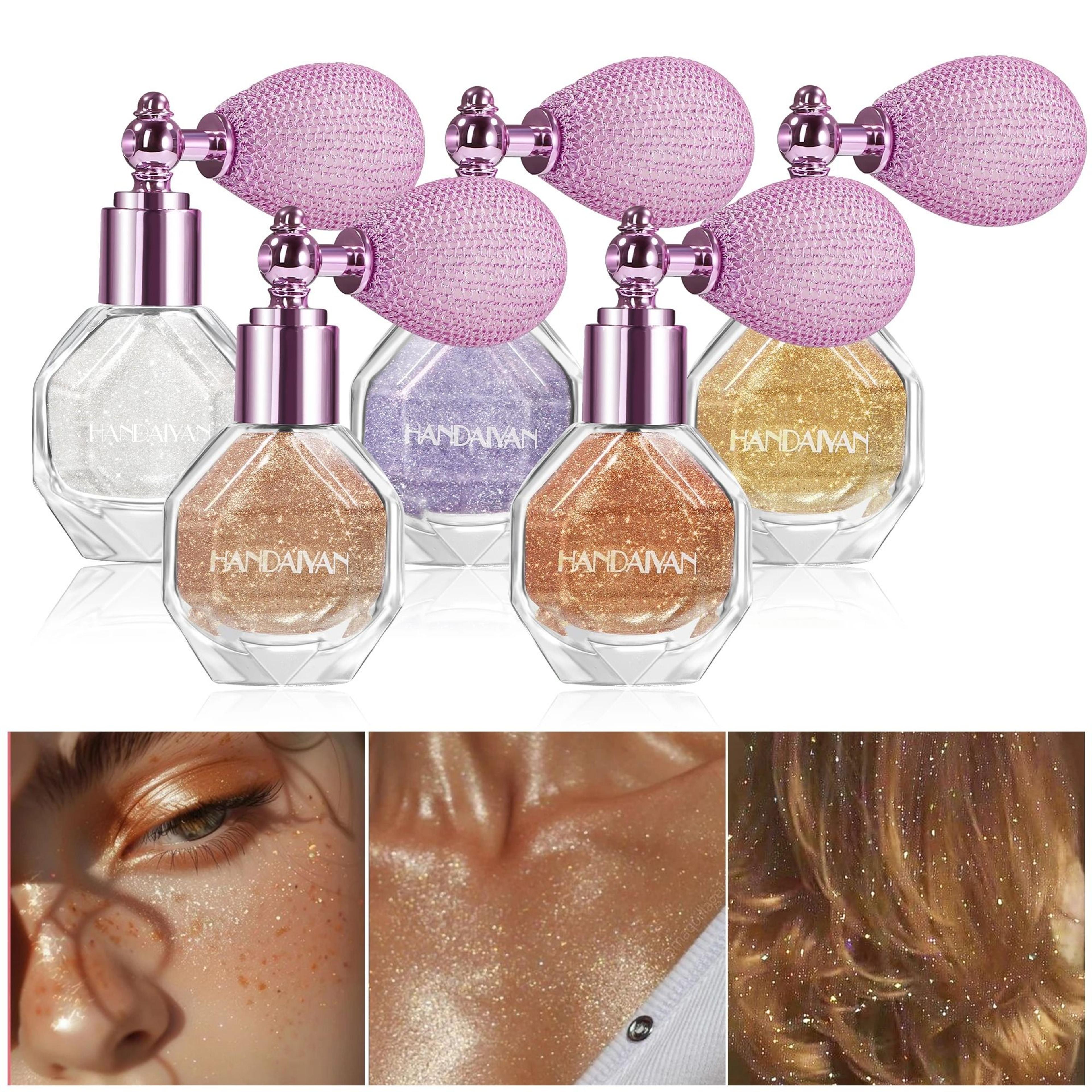 body glitter powder face hair makeup highlighter sparkle dust
