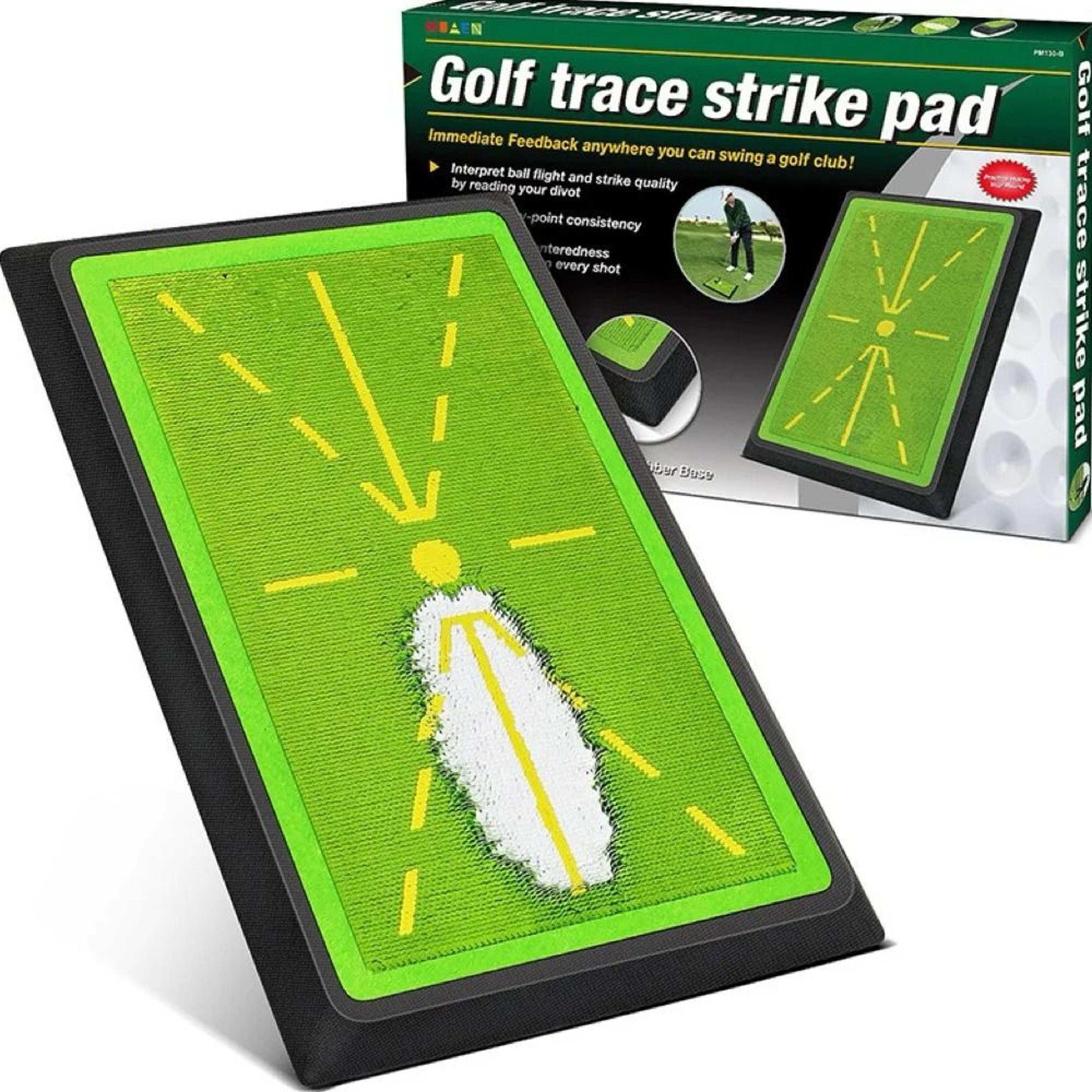golf training mat swing path trainer strike feedback practice mat