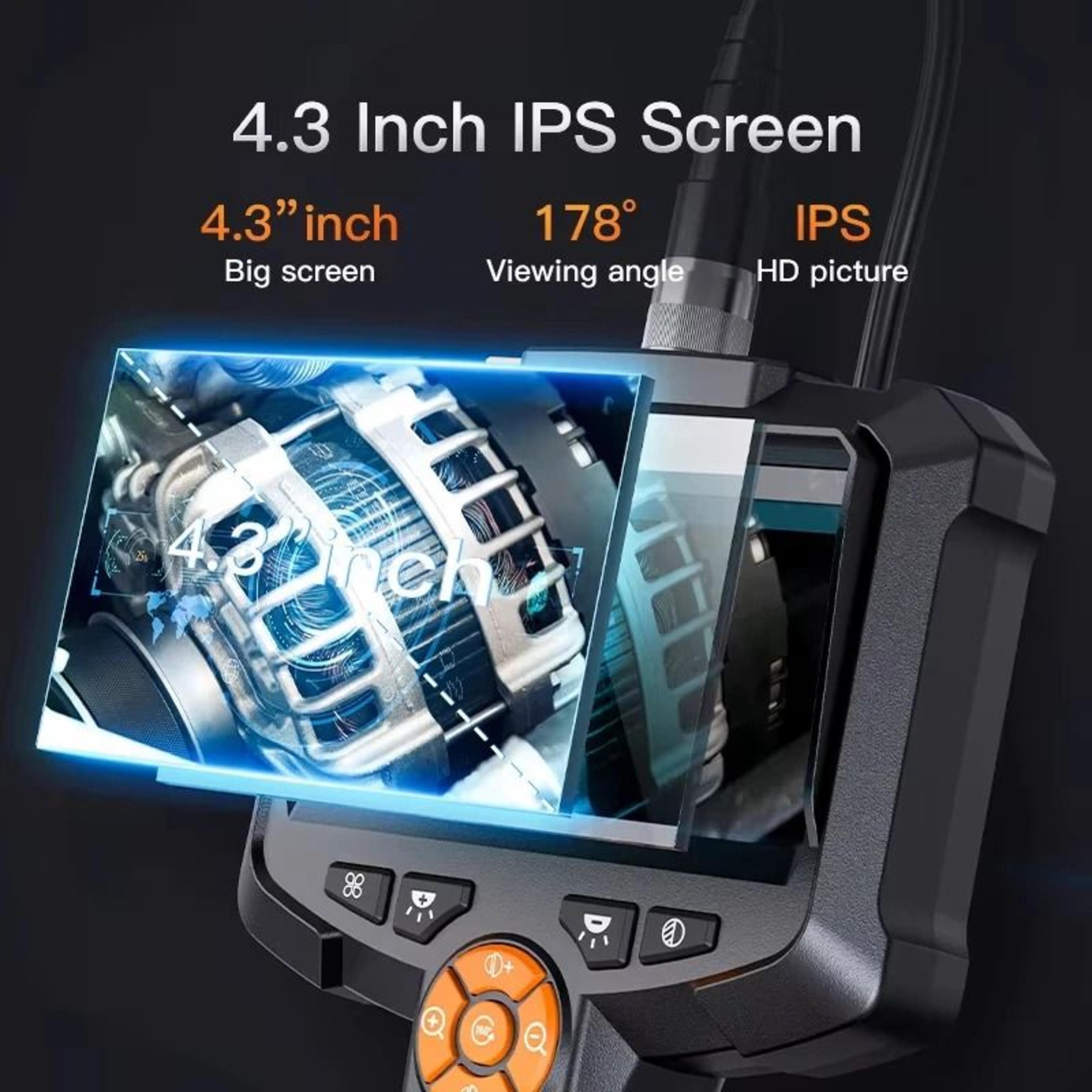 HD Endoscope Camera With Dual Lens Borescope Inspection Camera For Car And Sewer Use 6
