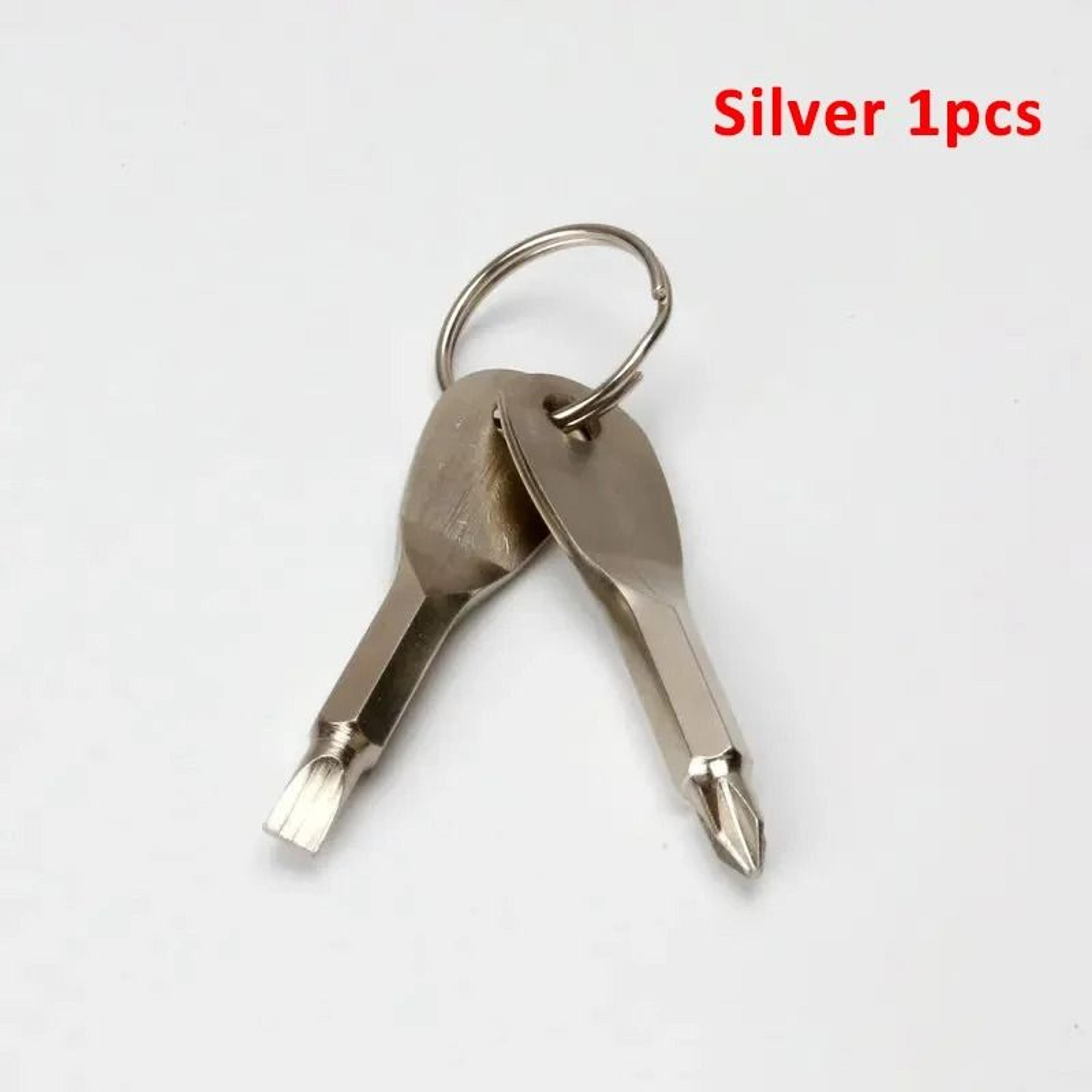 EDC Multi Tool Keychain Screwdriver Portable Outdoor Emergency Repair Tool 2