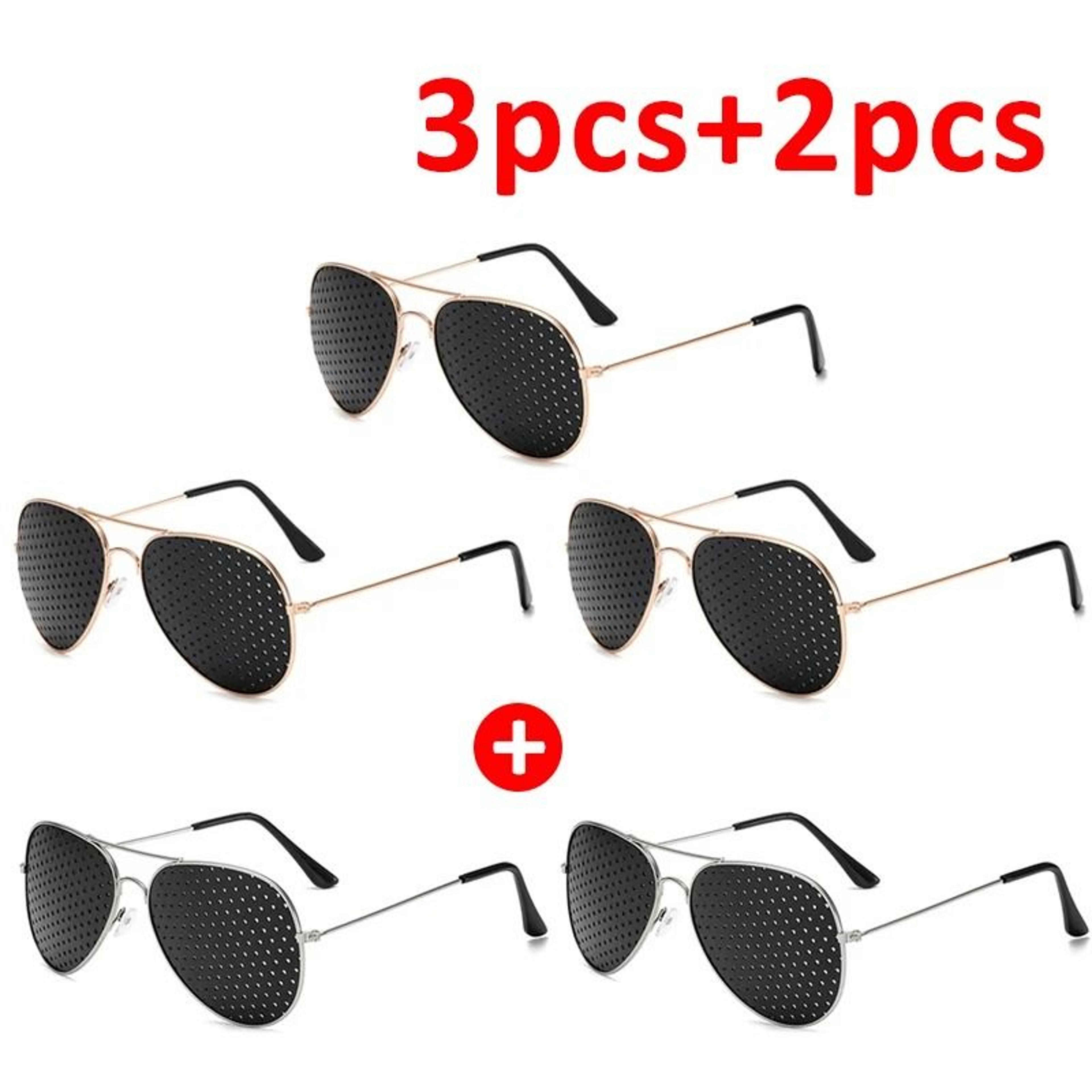 Pinhole Vision Correction Glasses For Eye Strain Relief And Focus Training 9