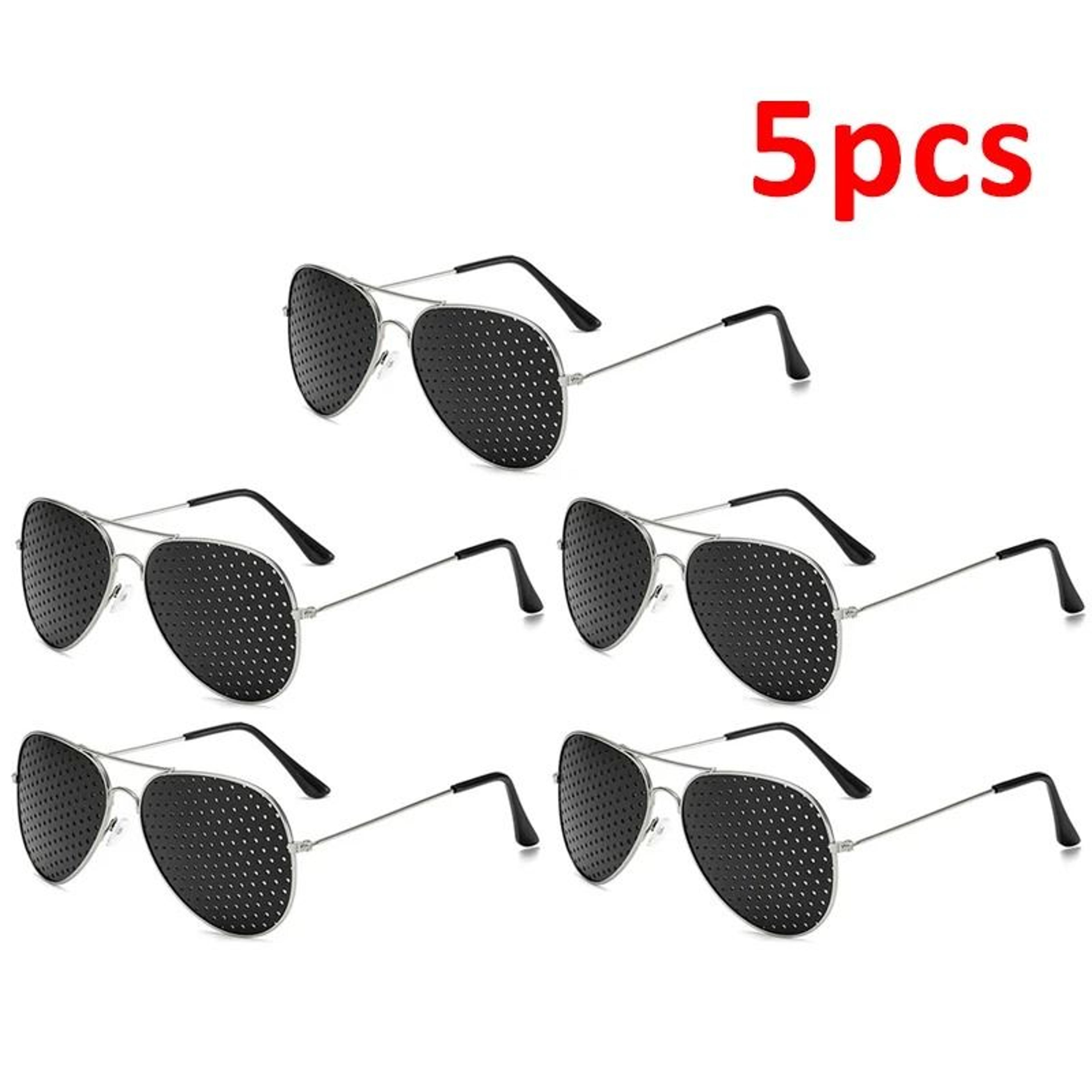 Pinhole Vision Correction Glasses For Eye Strain Relief And Focus Training 6